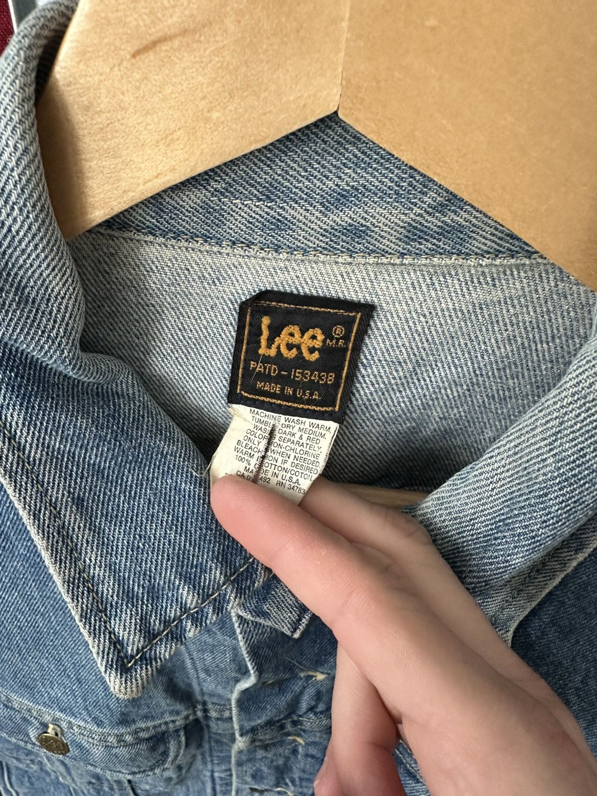 Lee 🚨Crazy Vintage 90s Lee Riders Blue Denim Trucker Jacket USA Size US S / EU 44-46 / 1 - 8 Thumbnail