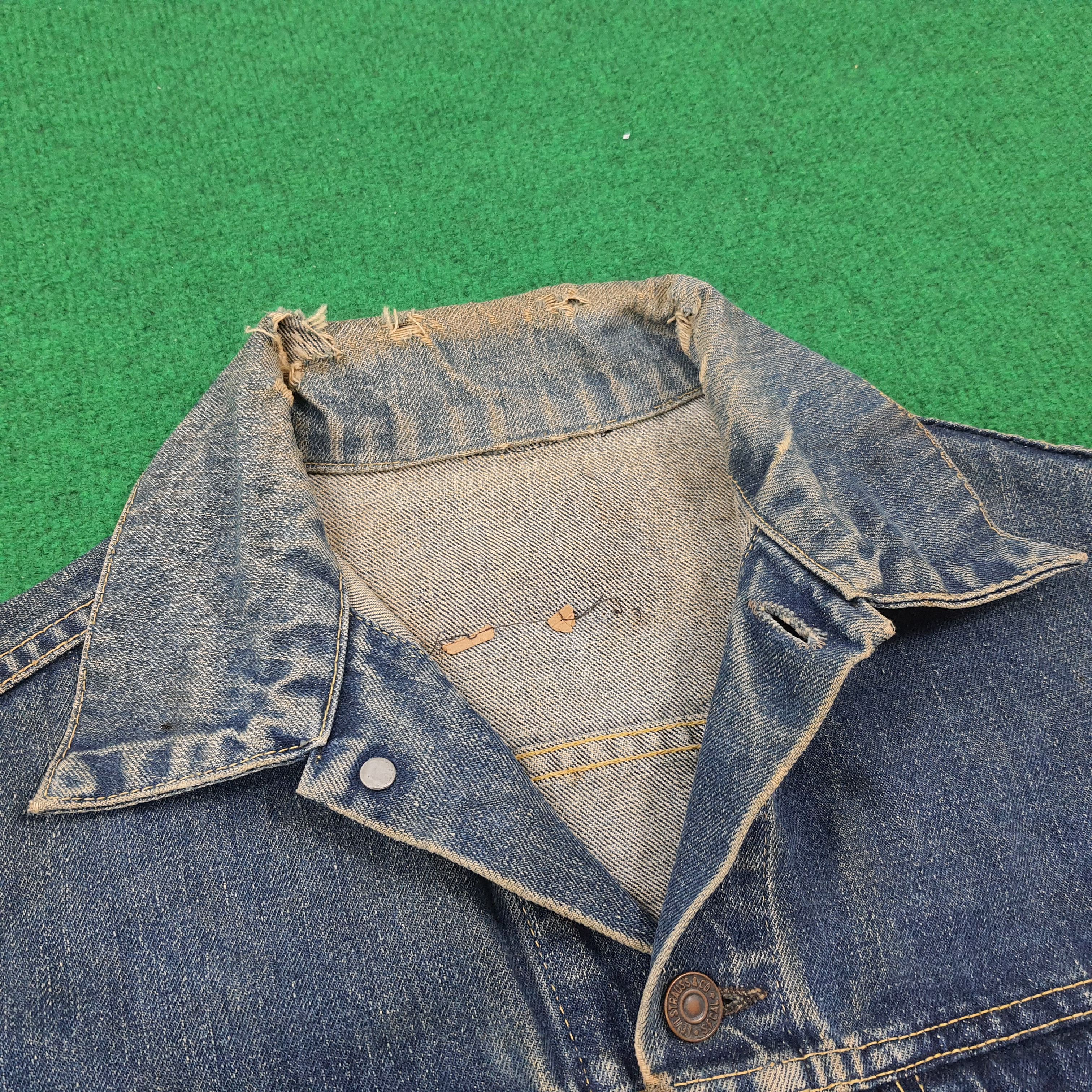 Levi's × Vintage Vintage Levi's Art Denim Vest Jacket Size US S / EU 44-46 / 1 - 4 Thumbnail