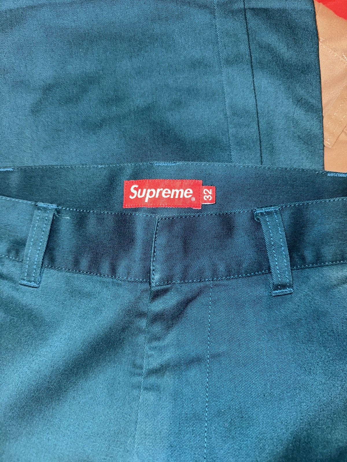 Supreme Supreme Dark Teal Work Pant 32 Size US 32 / EU 48 - 4 Thumbnail