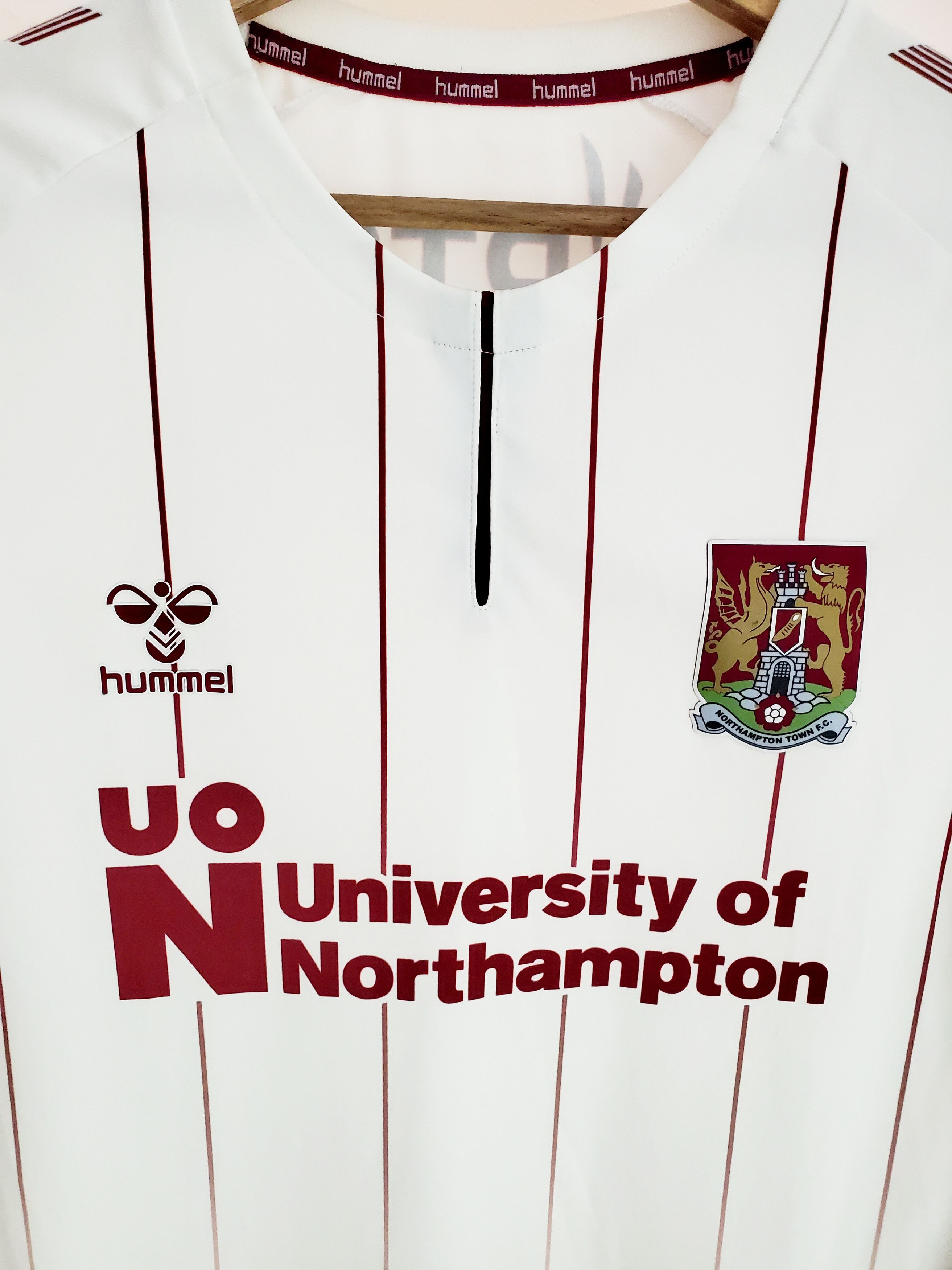 Hummel NORTHAMPTON TOWN 2020/21 Away Hummel Football Jersey Xl Size US XL / EU 56 / 4 - 2 Thumbnail