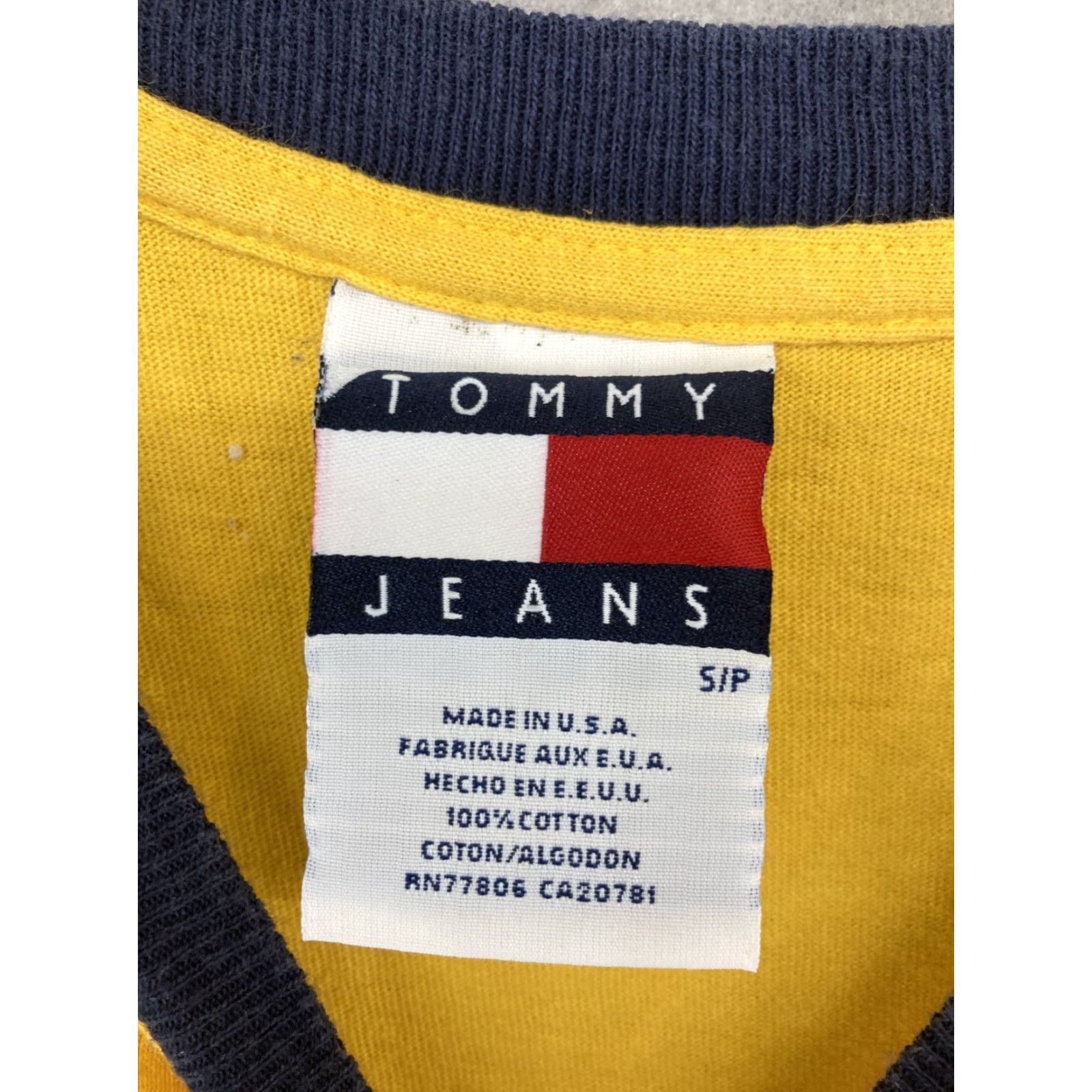 Tommy Hilfiger Tommy Hilfiger Mens T-Shirt S Yellow Graphic Ski Logo 90s Preppy Fall Winter Size US S / EU 44-46 / 1 - 4 Thumbnail