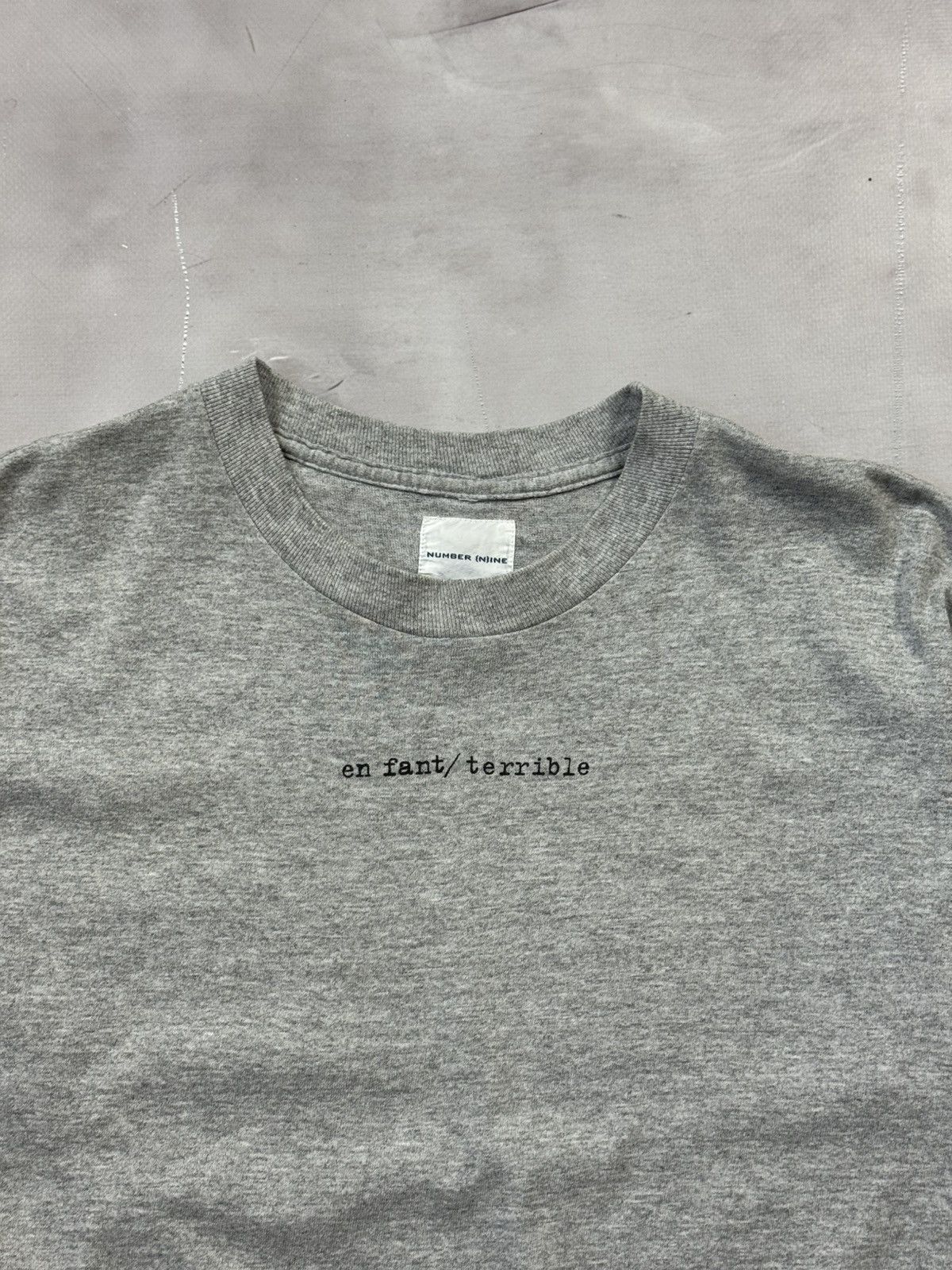 Number (N)ine SS99 Number Nine Enfant/Terrible Tee(Grey/M) Size US M / EU 48-50 / 2 - 5 Thumbnail