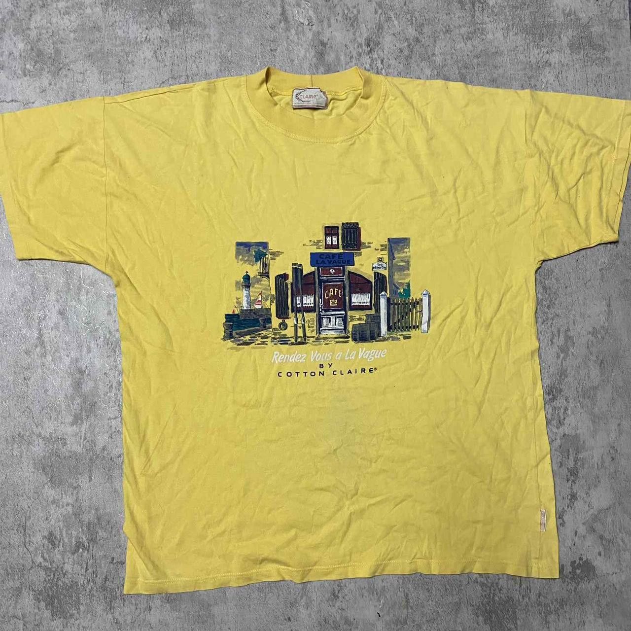 Other Yellow vintage 90s graphic tee with a cool city scene Size US XL / EU 56 / 4 - 1 Thumbnail