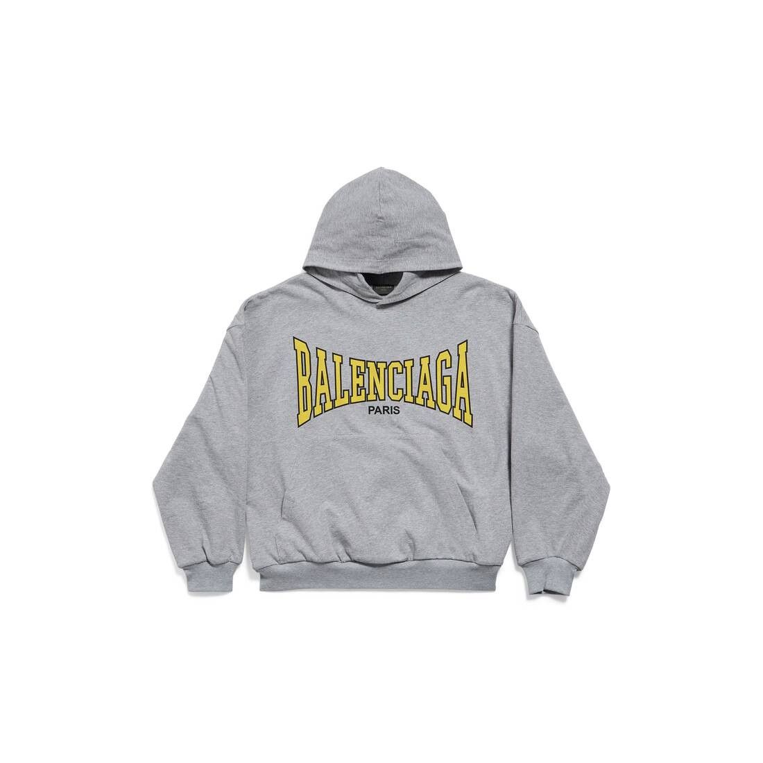 Balenciaga o1s1wg110126 Boxing Lined Hoodie Regular Fit in Grey Size US S / EU 44-46 / 1 - 1 Thumbnail