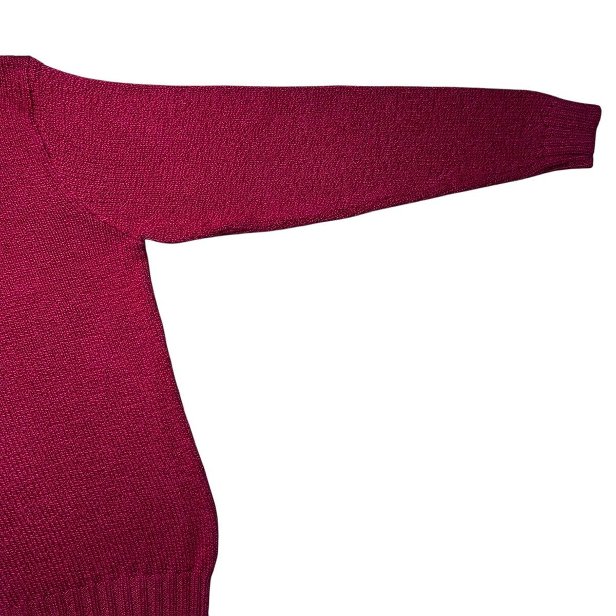 Polo Ralph Lauren Vintage Polo Ralph Lauren Red Cotton Knit Pullover Sweater Size US L / EU 52-54 / 3 - 12 Thumbnail