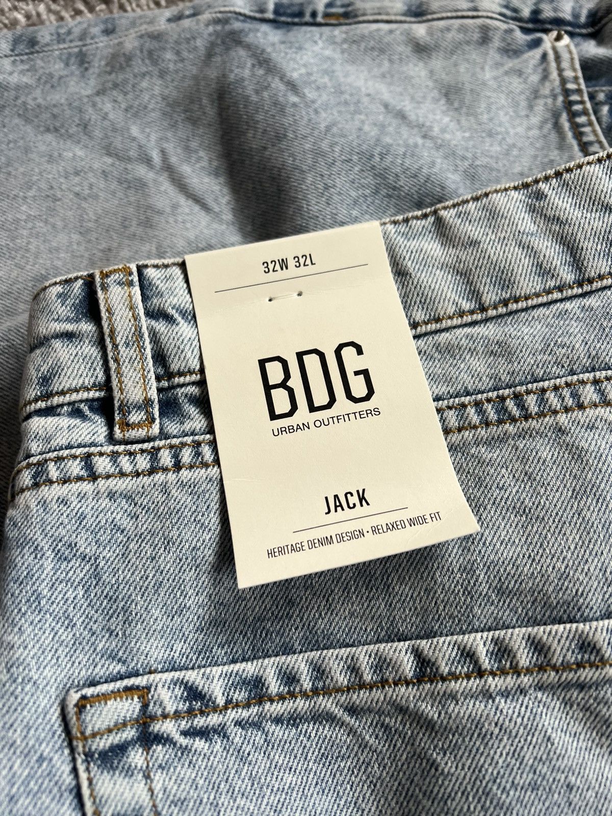 Bdg Urban Outfitters BDG Blue Denim Jeans 32W 32L Size US 32 / EU 48 - 5 Thumbnail