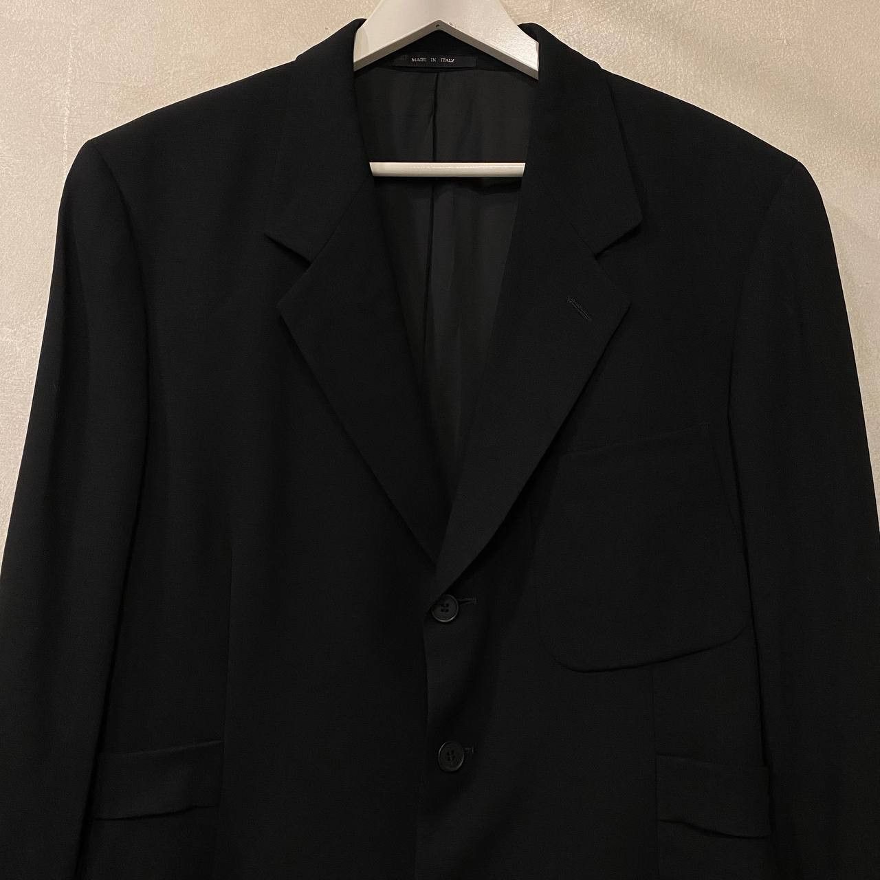 Emporio Armani Emporio Armani - 1990s Technical Wool Blazer Size 50R - 3 Thumbnail
