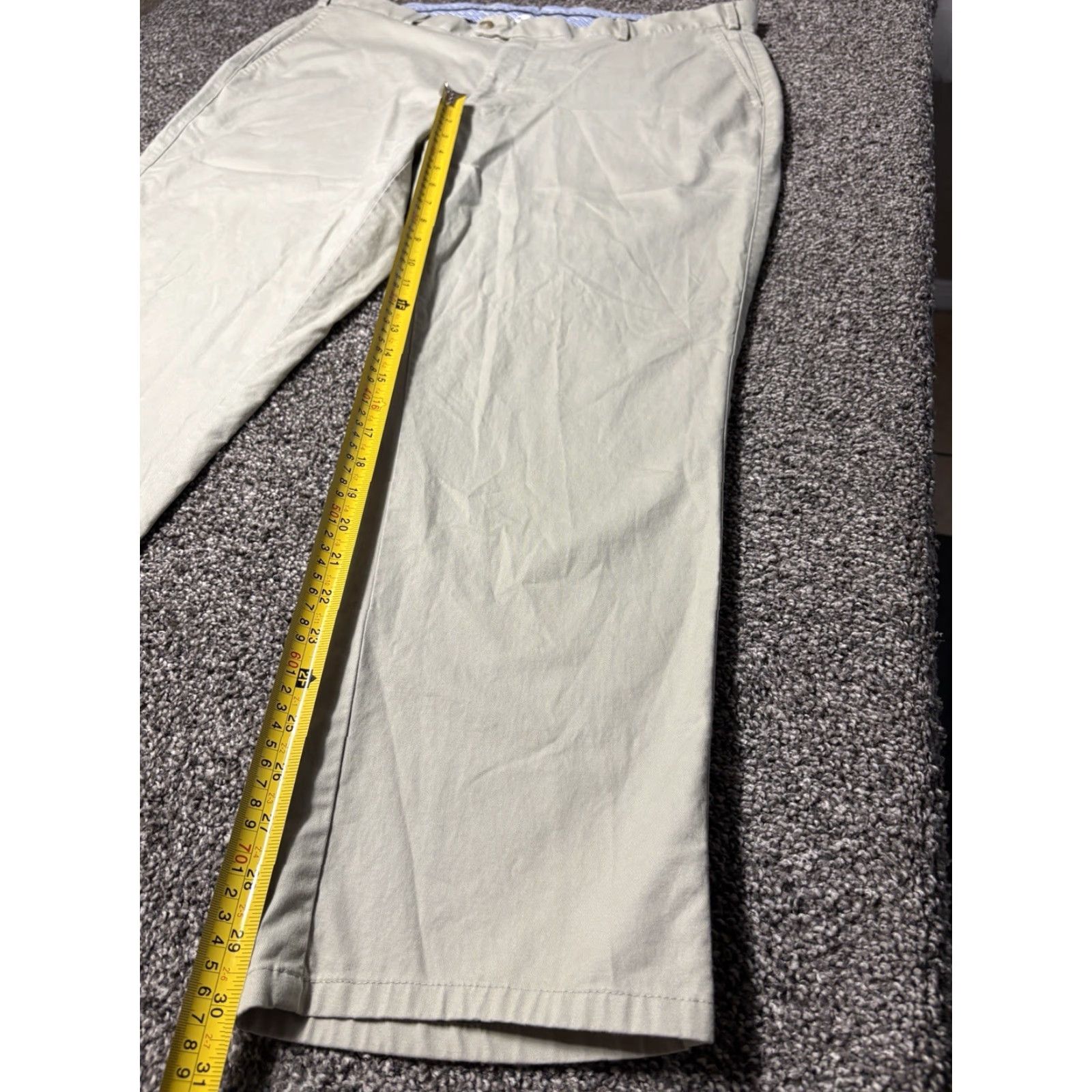 Peter Millar Peter Millar Pants Men 40x30 Twill Soft Chino Khaki Tan Pima Golf Regular Mens Size US 40 / EU 56 - 7 Thumbnail