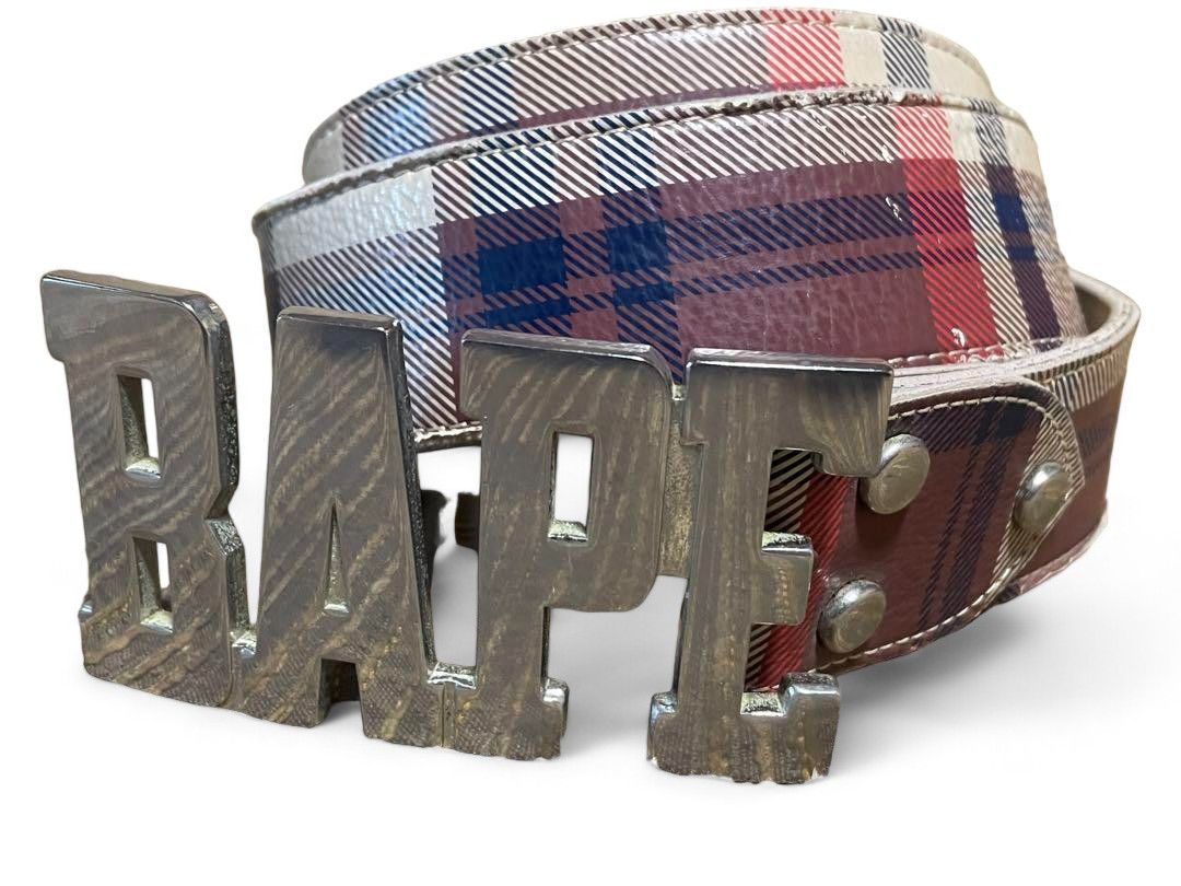 Bape A Bathing Ape (BAPE) - L Camo Big Logo Buckle Belt Brown Size ONE SIZE - 5 Thumbnail