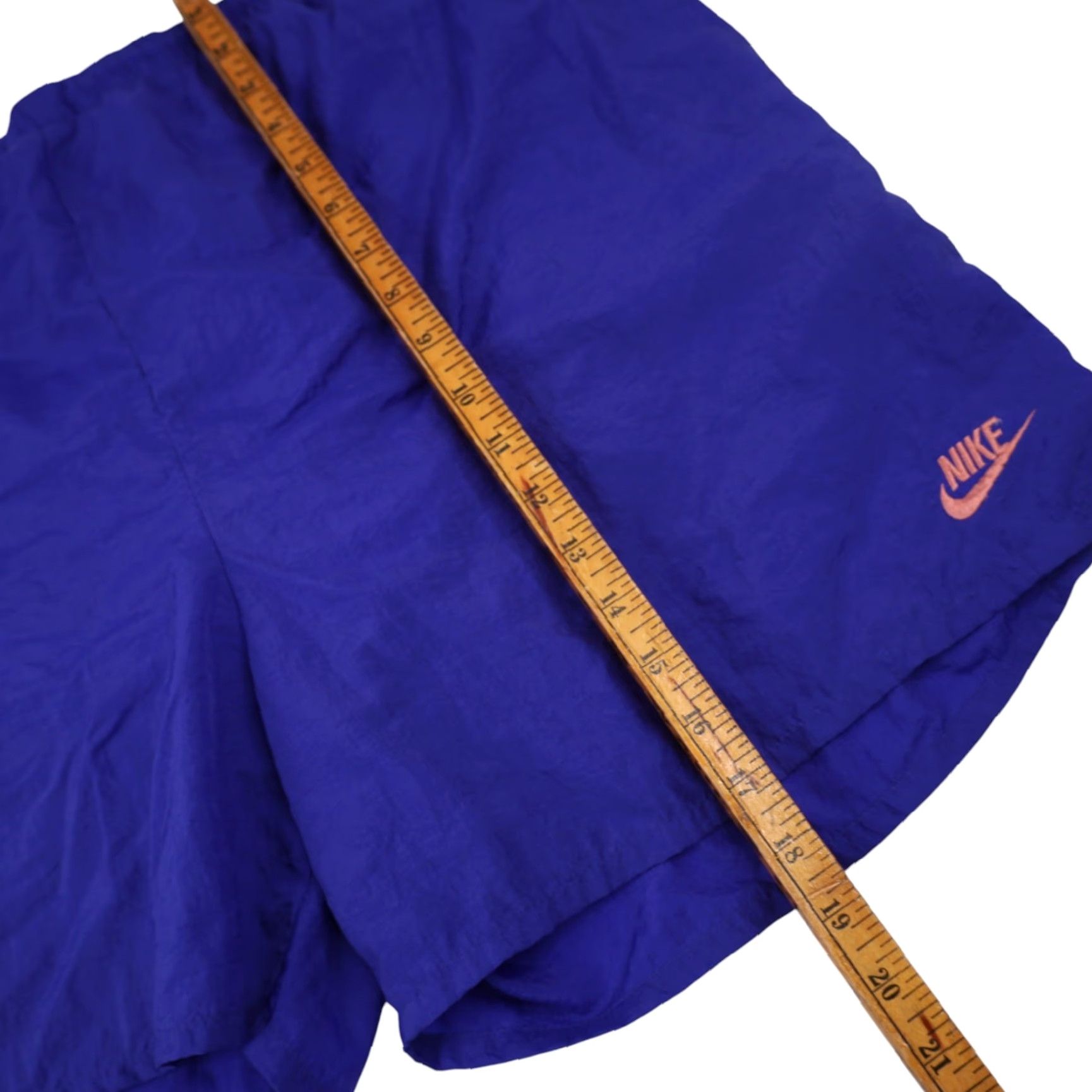Nike VINTAGE Nike Big Spellout Swim Trunks Rash Guard Shirt? Size US 33 - 6 Thumbnail