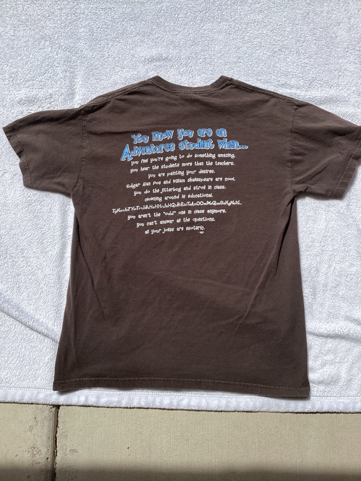 Gildan × Vintage Albert Einstein adventures beyond the classroom brown tshirt Size US M / EU 48-50 / 2 - 4 Thumbnail