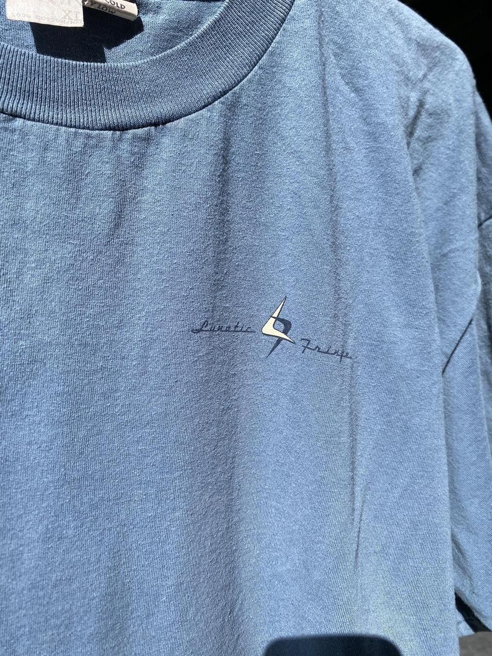 Vintage 90’s Vintage Cyan Lunatic Fringe Candy Graphic Print Tee XL Size US XL / EU 56 / 4 - 3 Thumbnail