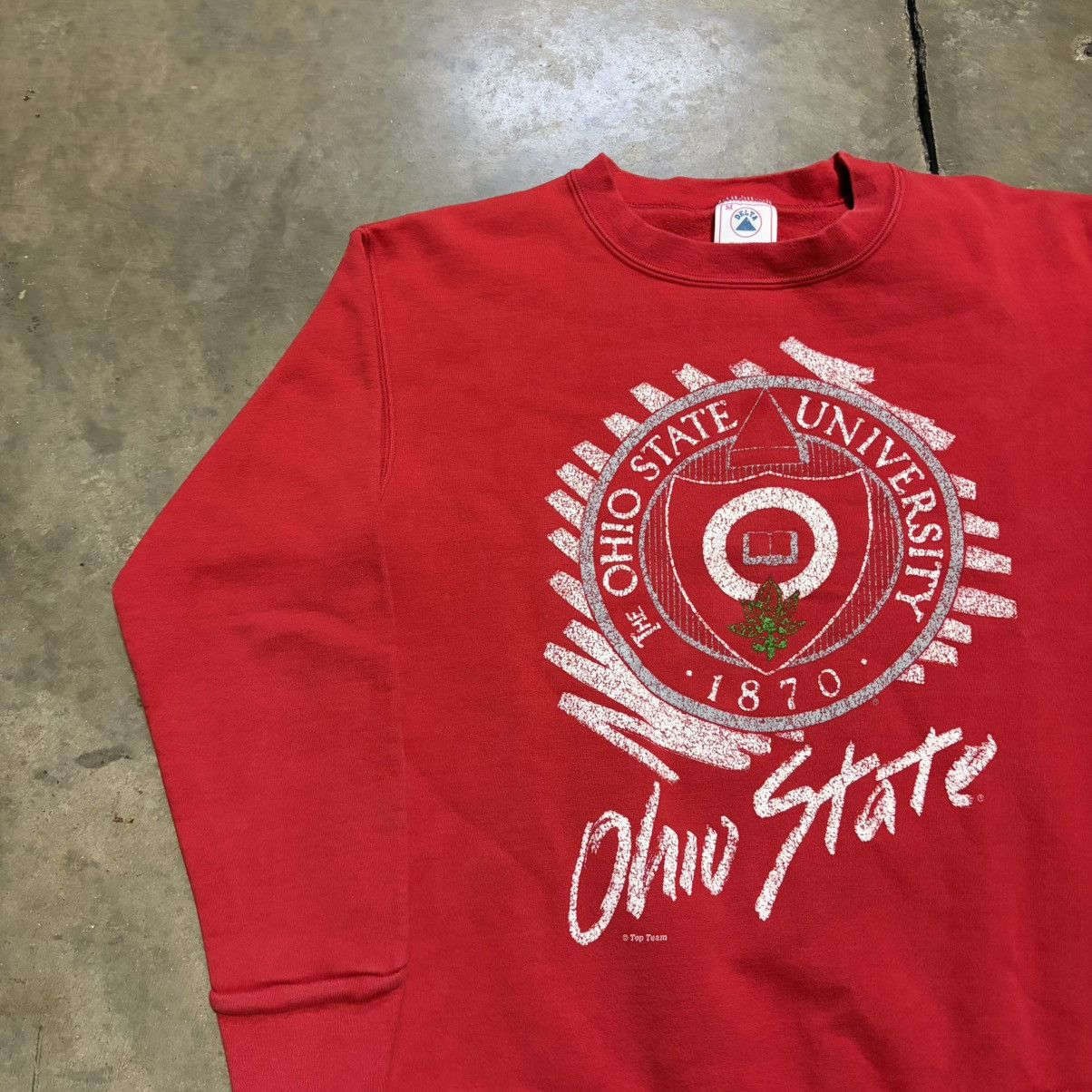 Vintage Vintage 90s Ohio State Buckeyes College Sweatshirt Crewneck Size US M / EU 48-50 / 2 - 3 Thumbnail