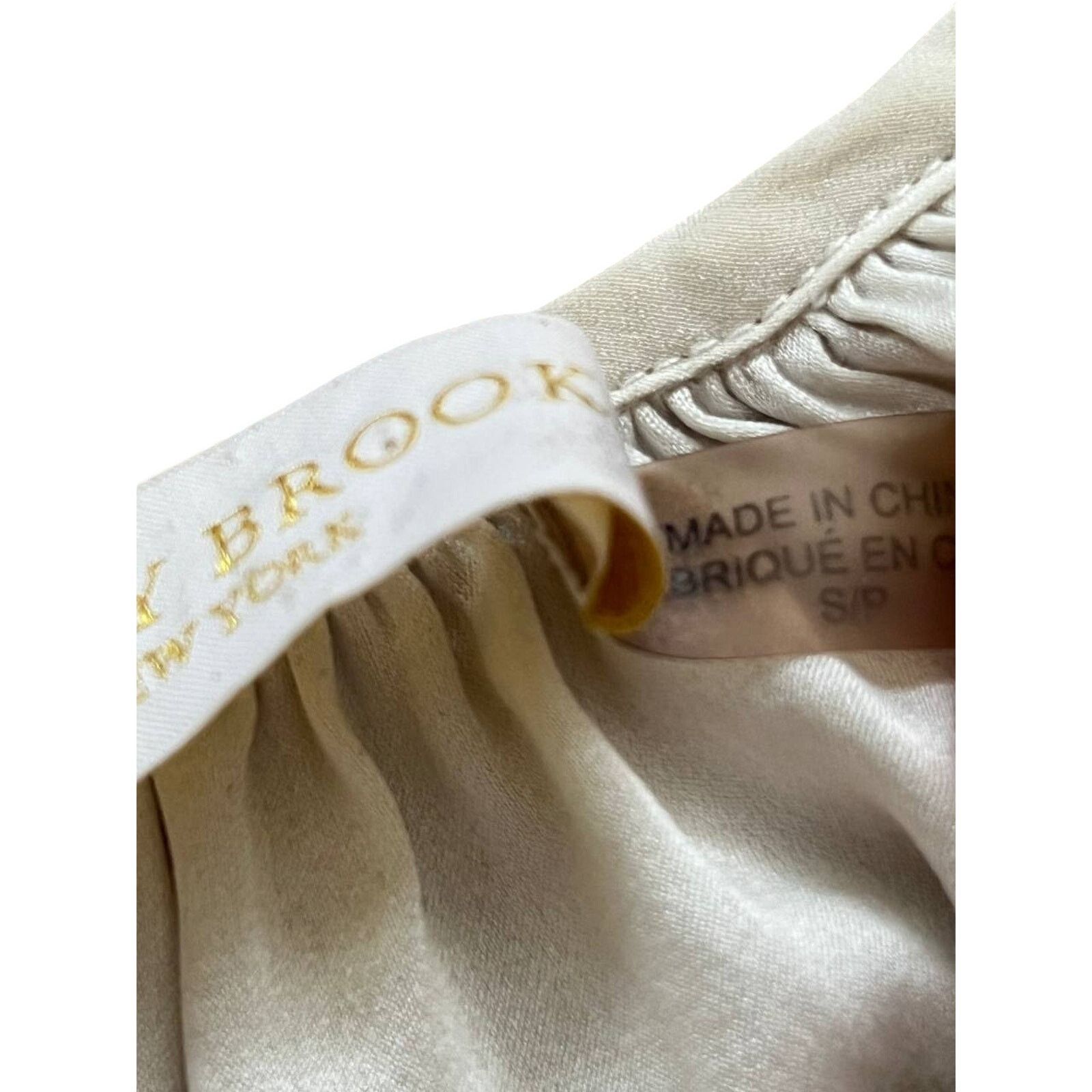 Ramy Brook Ramy Brook Top Silk Blouse Small Petite Ivory A001463 Size S / US 4 / IT 40 - 4 Thumbnail