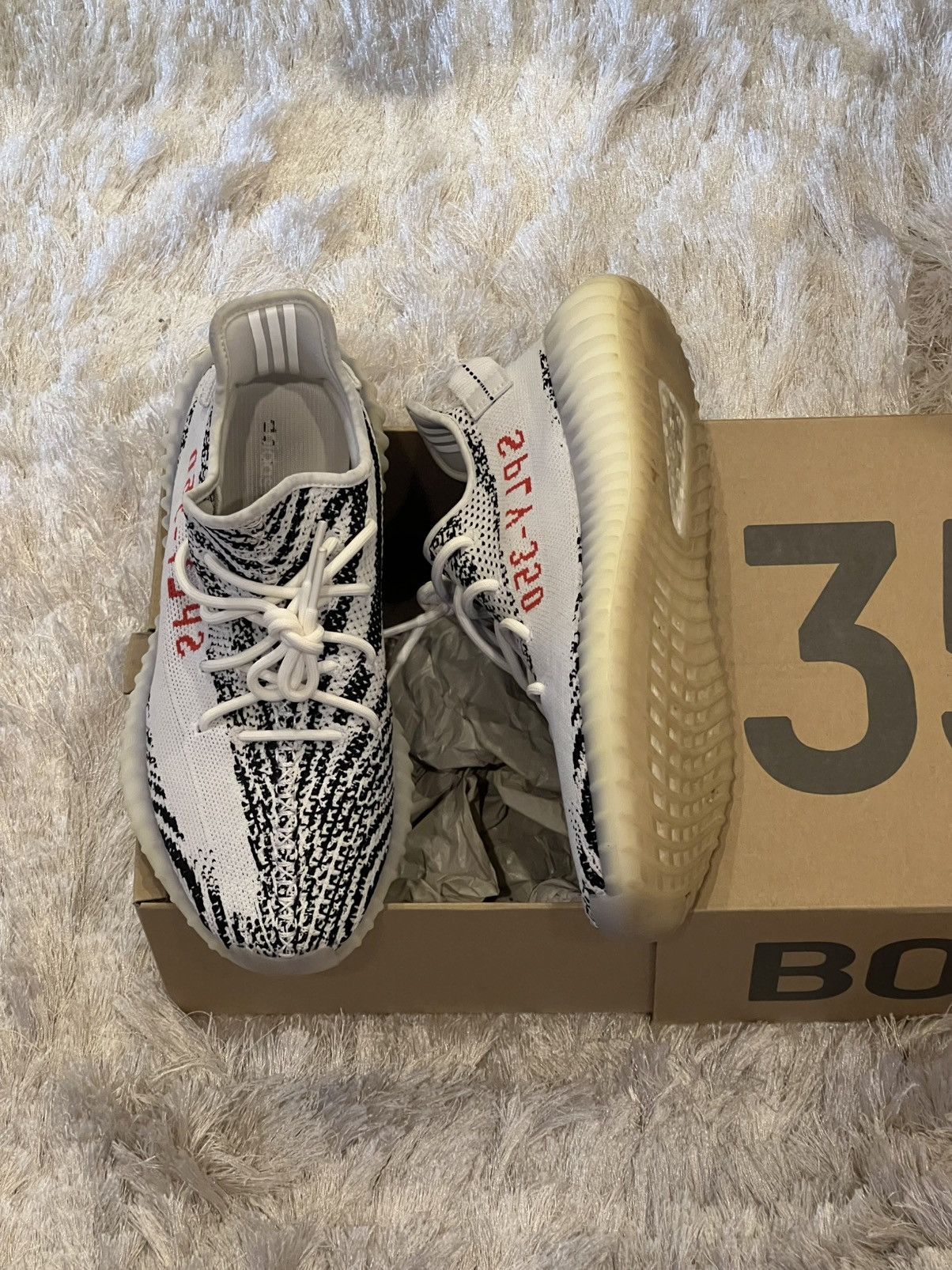 Adidas Yeezy Boost 350 V2 Zebra Size US 10 / EU 43 - 1 Thumbnail