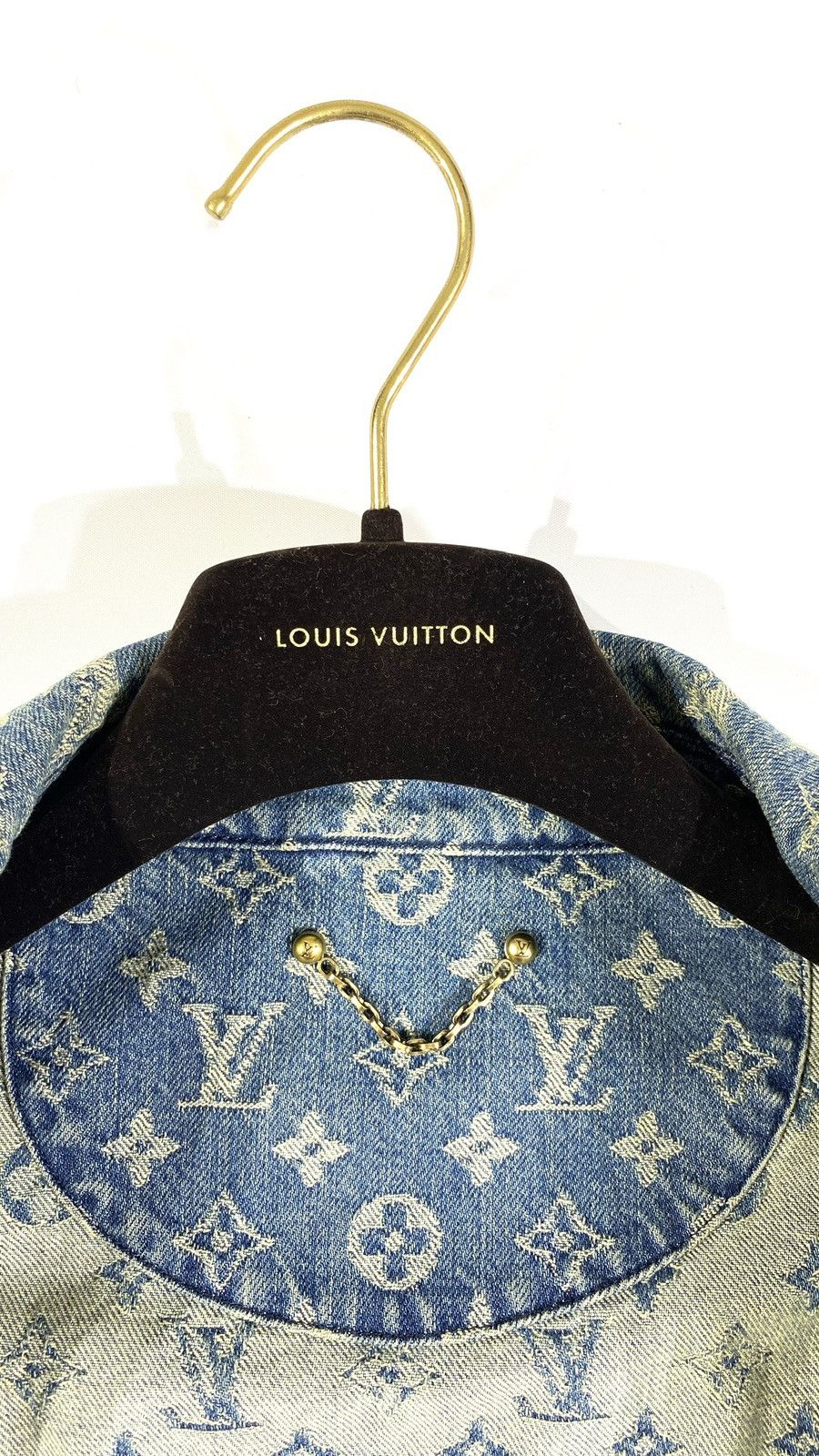 Louis Vuitton × Supreme Louis Vuitton X Supreme 54 Denim Jacket Blue Monogram Size US L / EU 52-54 / 3 - 17 Thumbnail