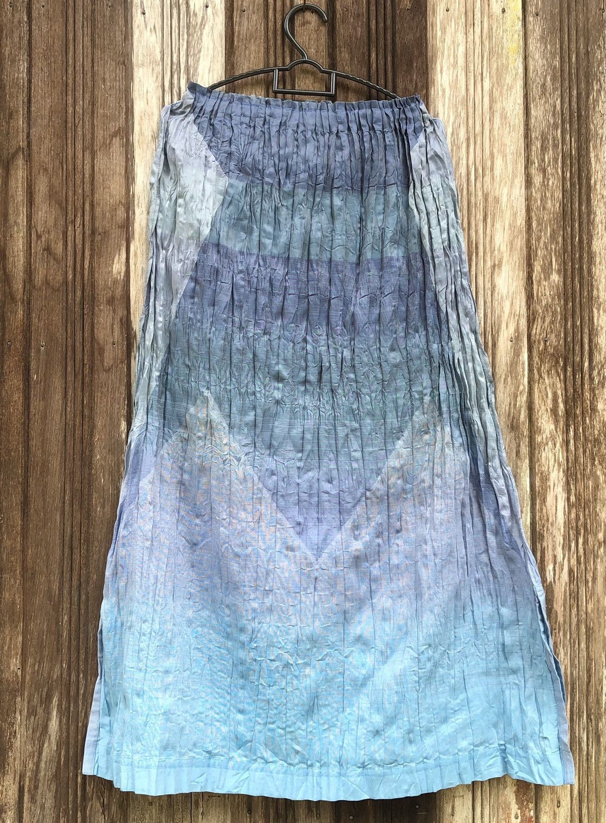 Issey Miyake Vintage Issey Miyake Fete Pleats Maxi Skirt Size 28" / US 6 / IT 42 - 2 Thumbnail