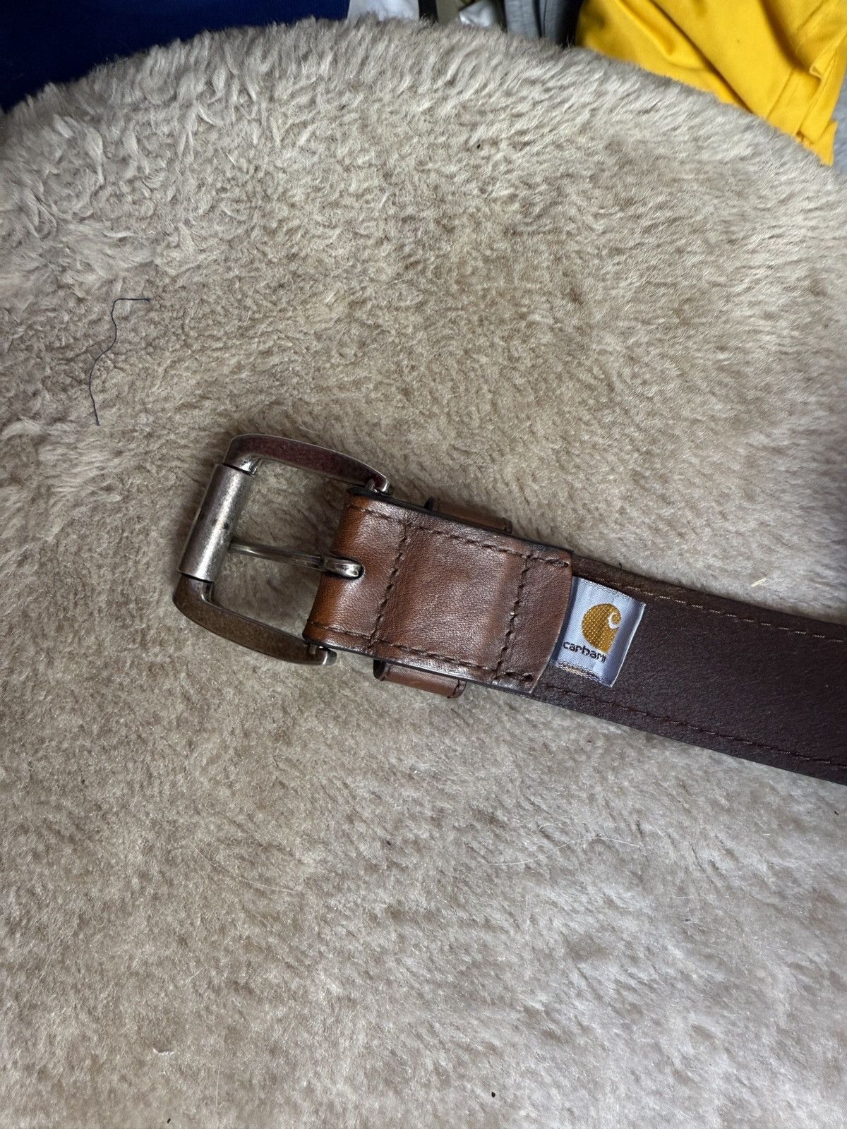 Carhartt Carhartt Leather Belt Black Size ONE SIZE - 6 Thumbnail