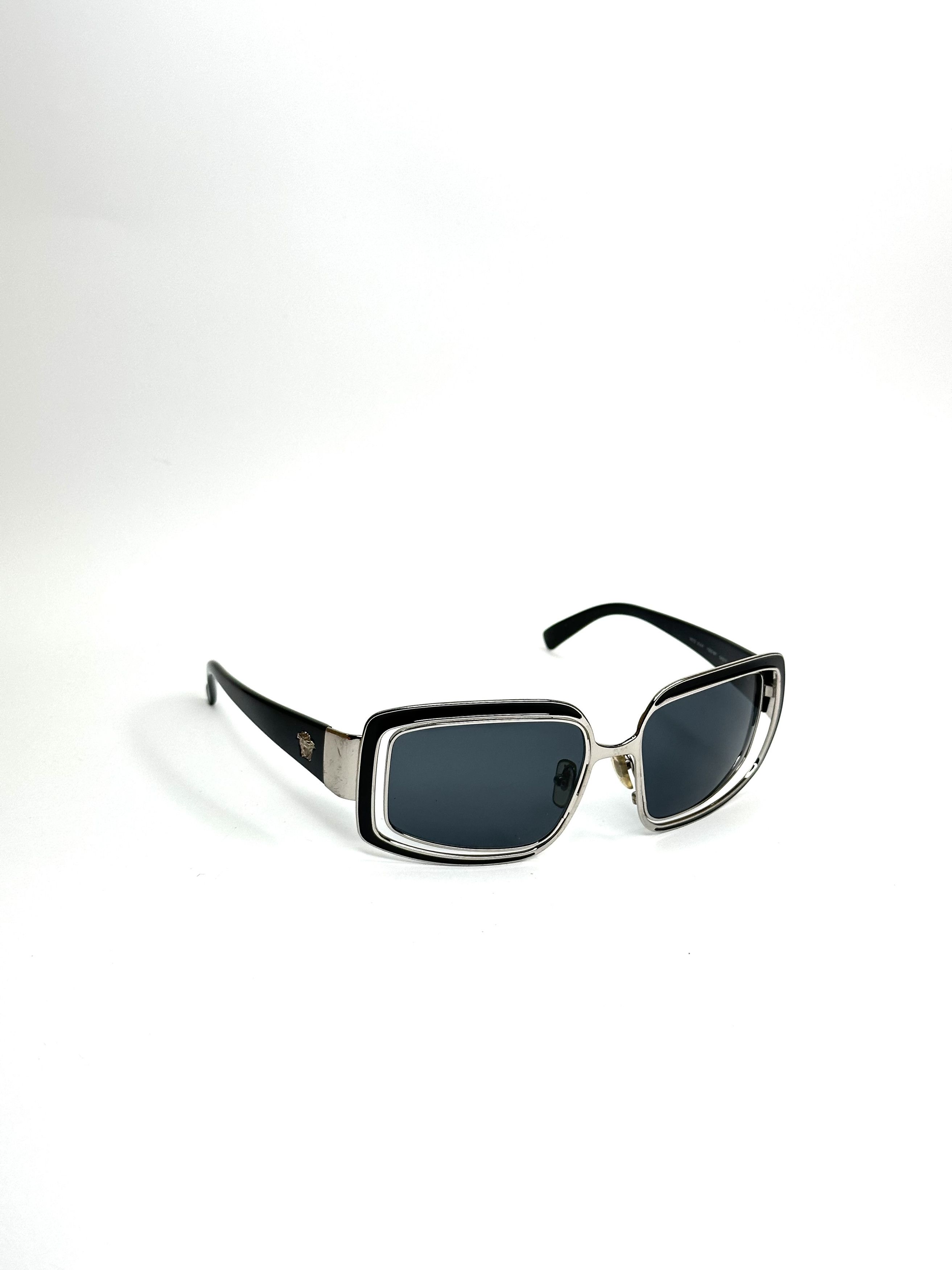 Versace Versace Double Framed Mirror Vintage Sunglasses Size ONE SIZE - 2 Thumbnail