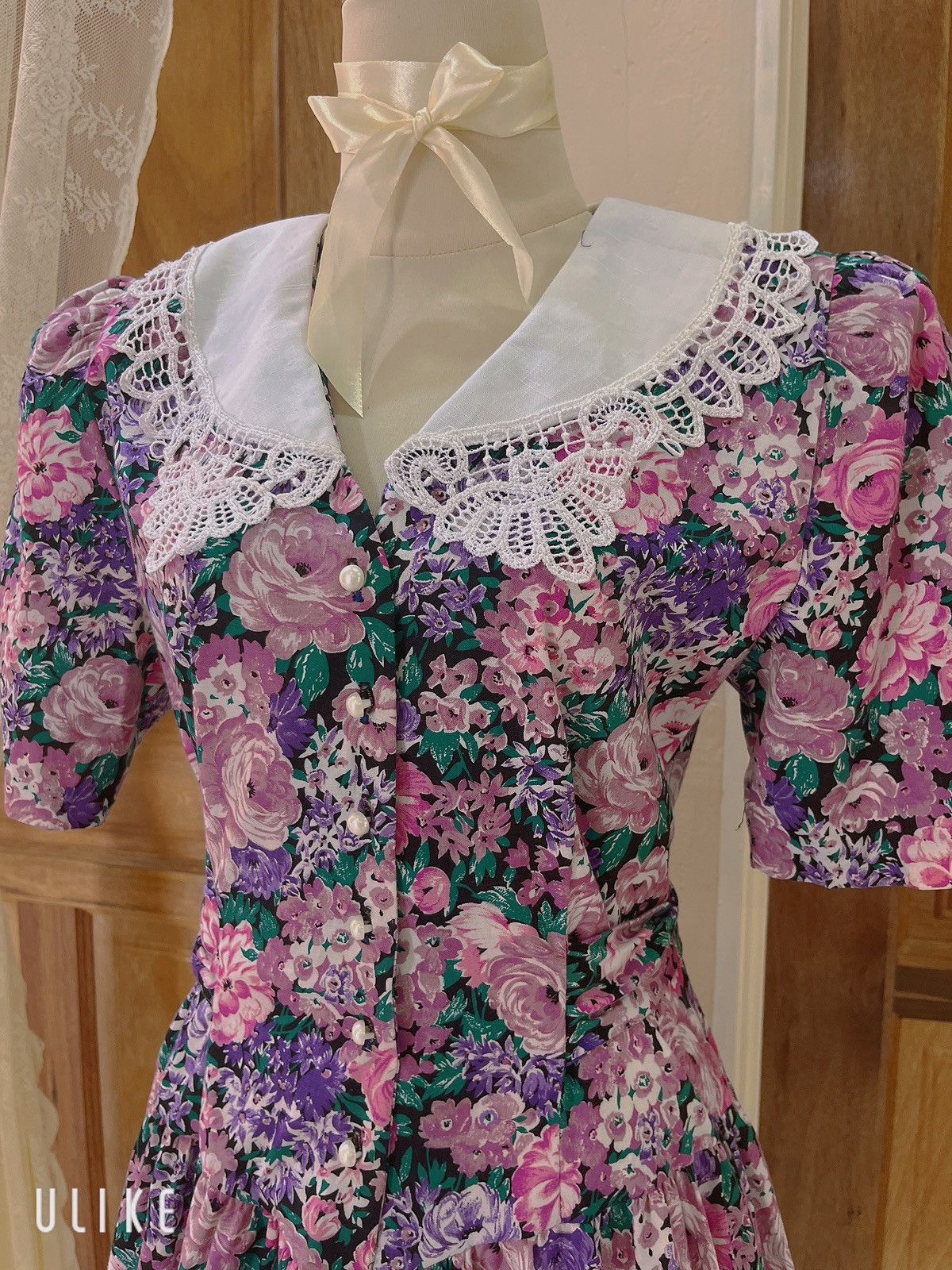 Vintage Vintage floral cottagecore dress Size M / US 6-8 / IT 42-44 - 3 Thumbnail