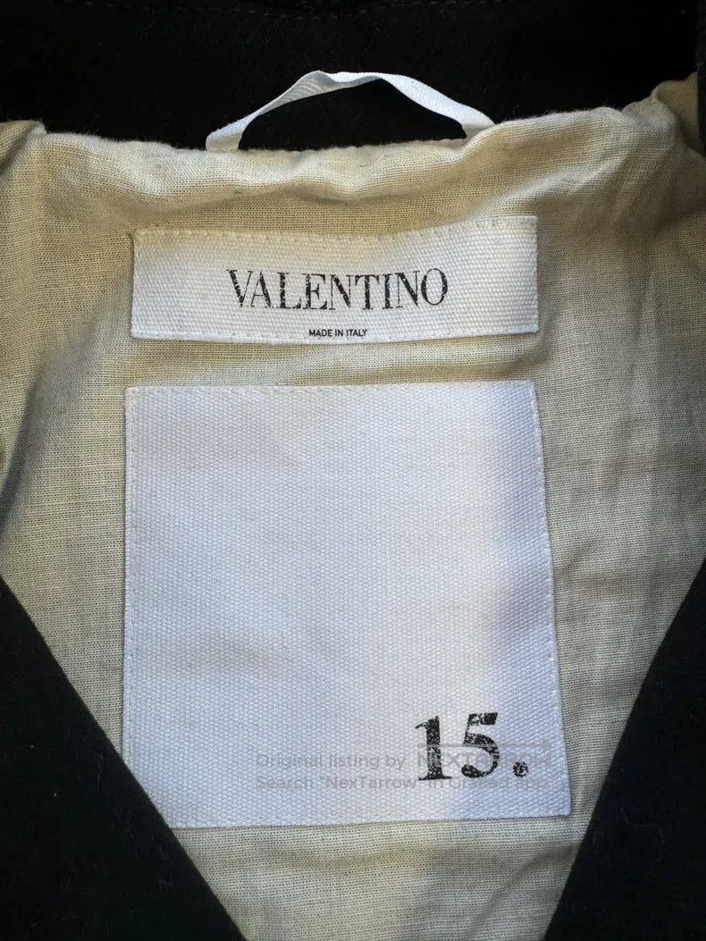 Valentino Valentino Black & White Patchwork Rivet Wool Baseball Uni Size US M / EU 48-50 / 2 - 3 Thumbnail