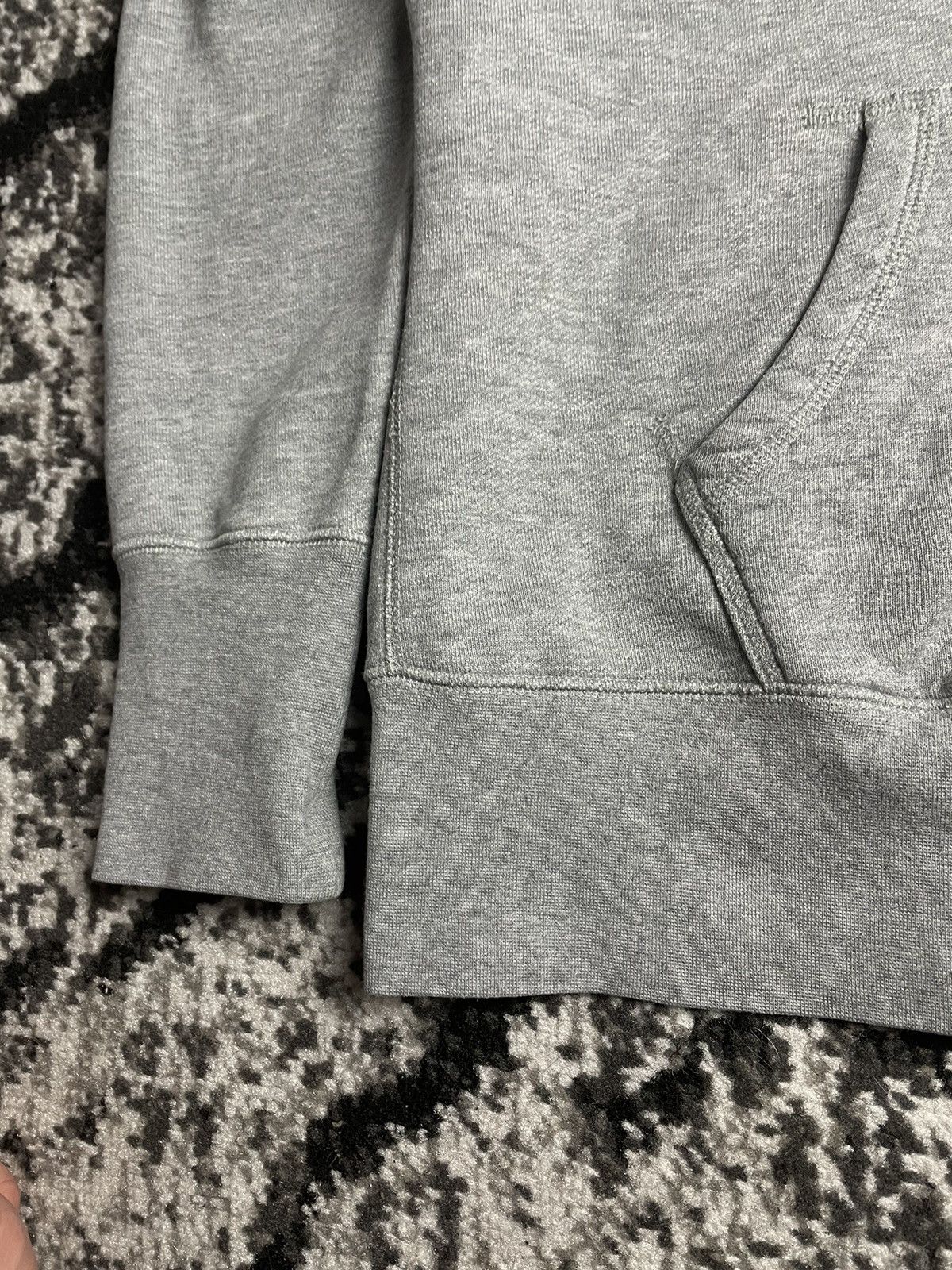 Nike × Vintage Vintage 90’s Nike Full Zip Basic Gray Hoodie Size US M / EU 48-50 / 2 - 2 Thumbnail