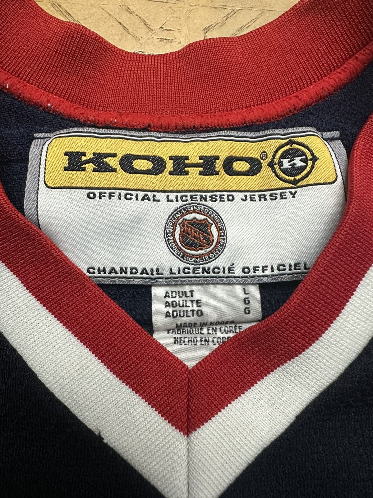 Koho Koho Columbus Blue Jackets hockey jersey, Size US L / EU 52-54 / 3 - 5 Thumbnail