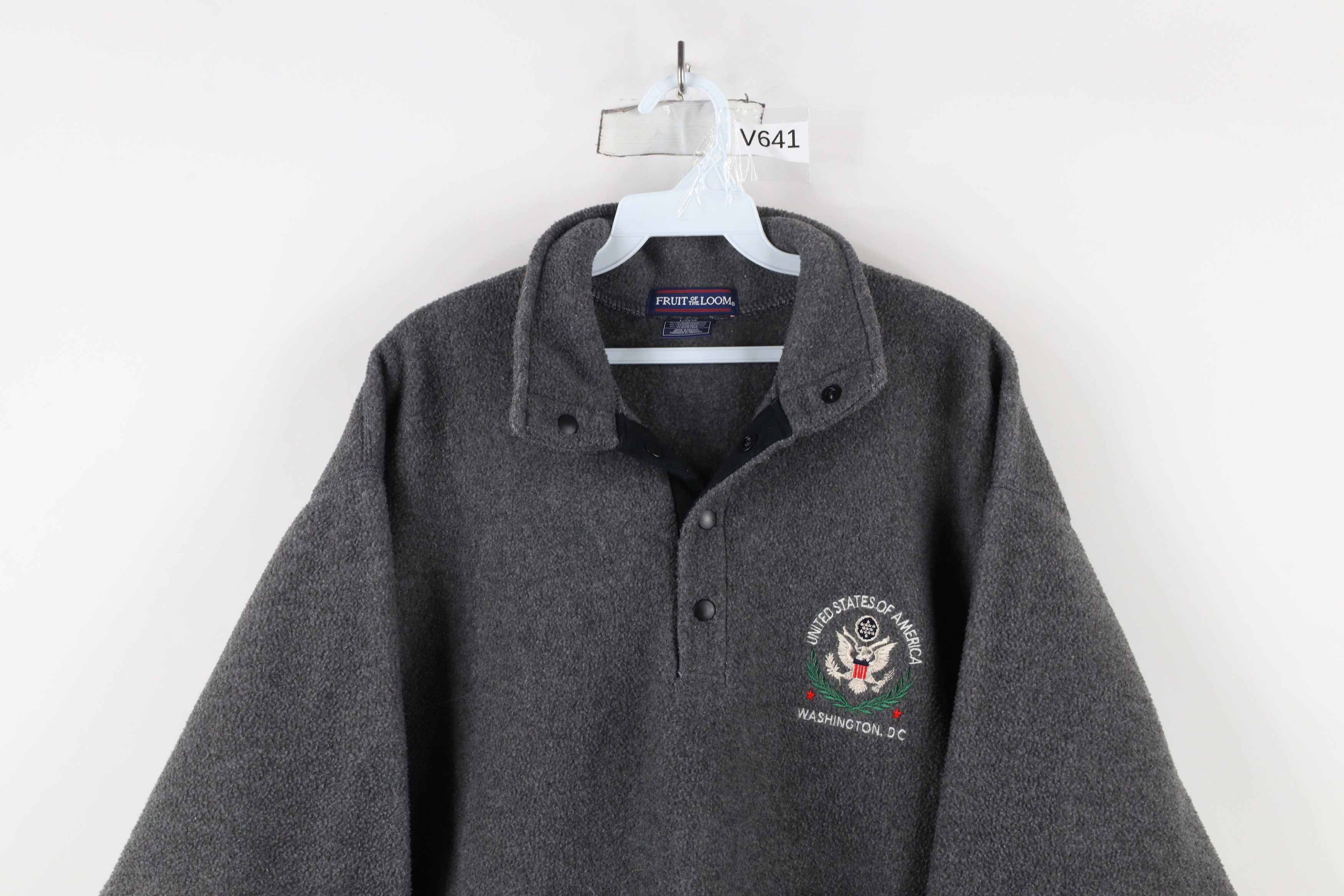 Vintage Vintage 90s United States of America Washington DC Sweater Size US L / EU 52-54 / 3 - 2 Thumbnail
