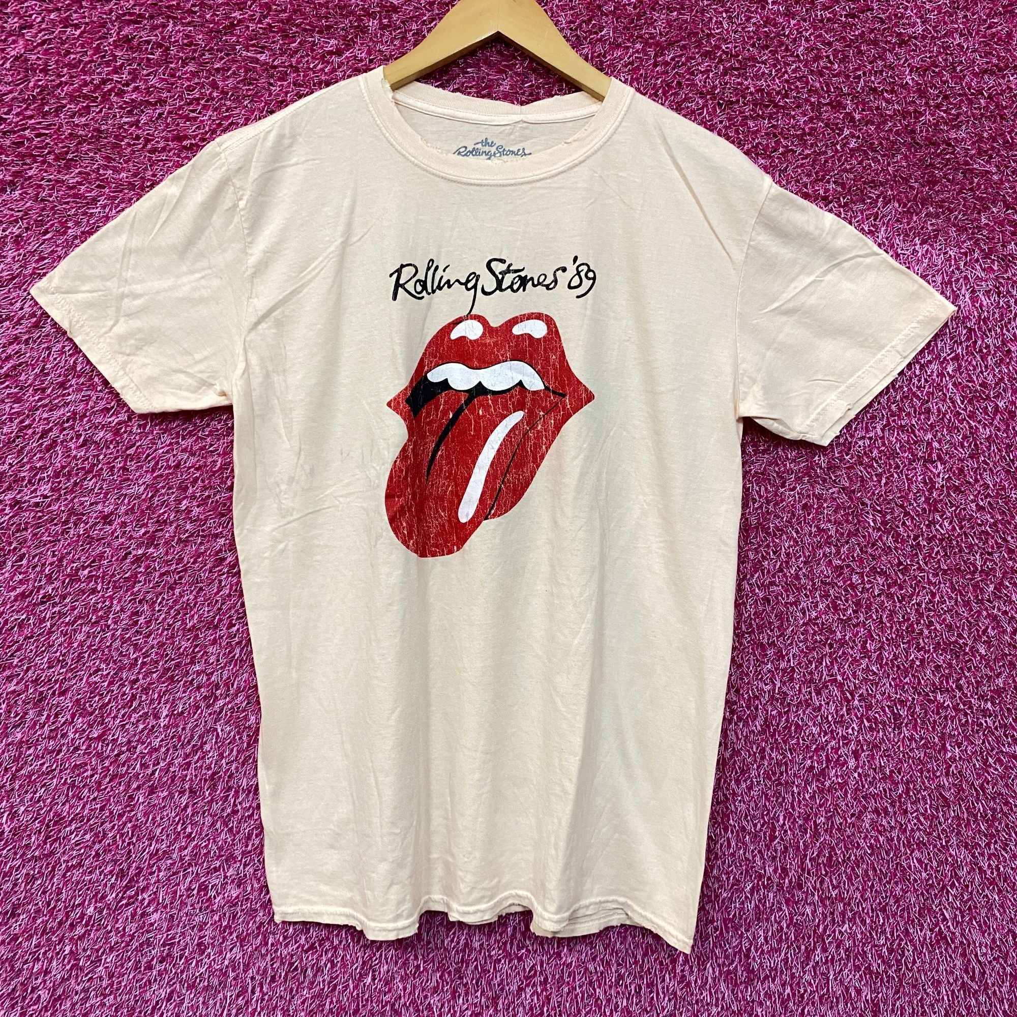 The Rolling Stones The Rolling Stones Hot Lips Cream Tshirt size Large Size US L / EU 52-54 / 3 - 1 Thumbnail