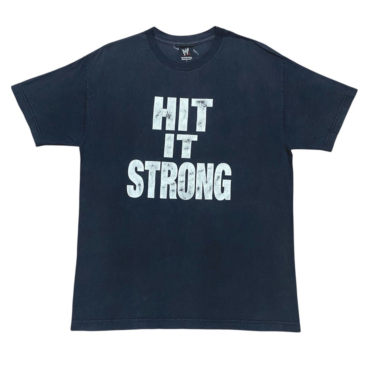 WWE Rare‼️🔥Vintage WWE The Rock "Hit It Strong Hit it Fast" Shirt Size US M / EU 48-50 / 2 - 1 Thumbnail