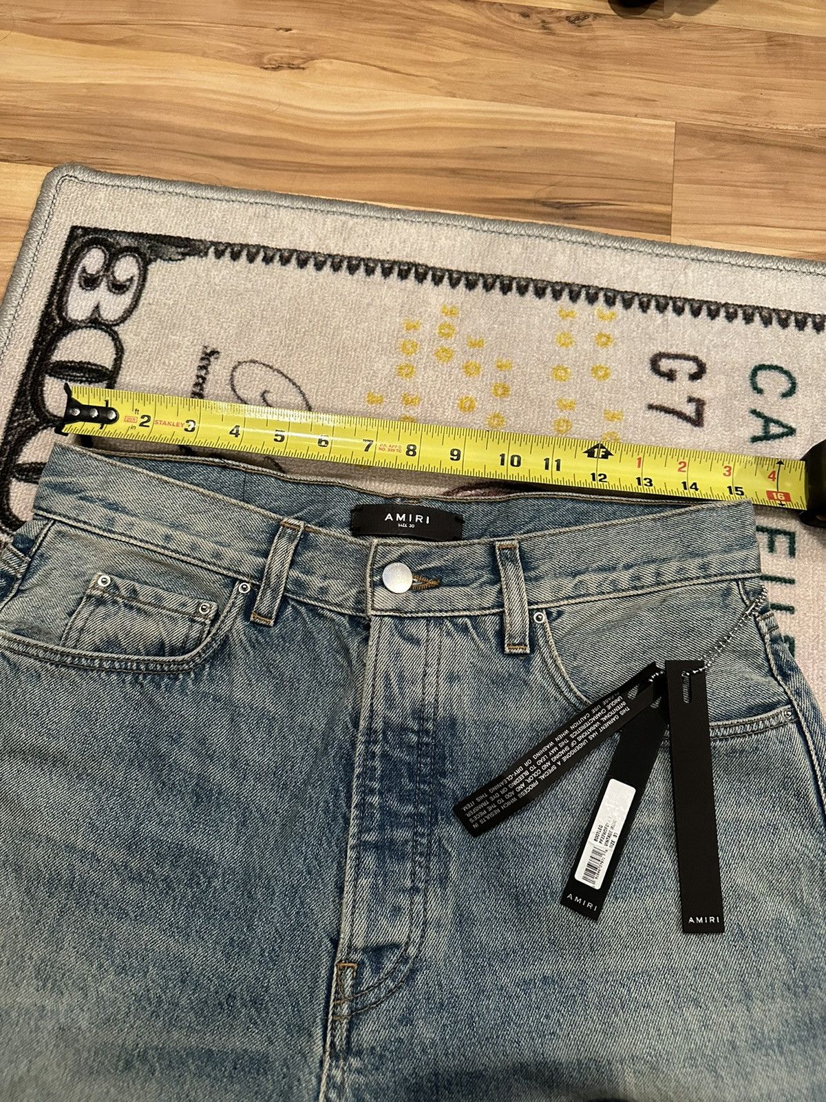 Amiri Amiri Bootleg Vintage Indigo Jeans Size US 30 / EU 46 - 9 Thumbnail