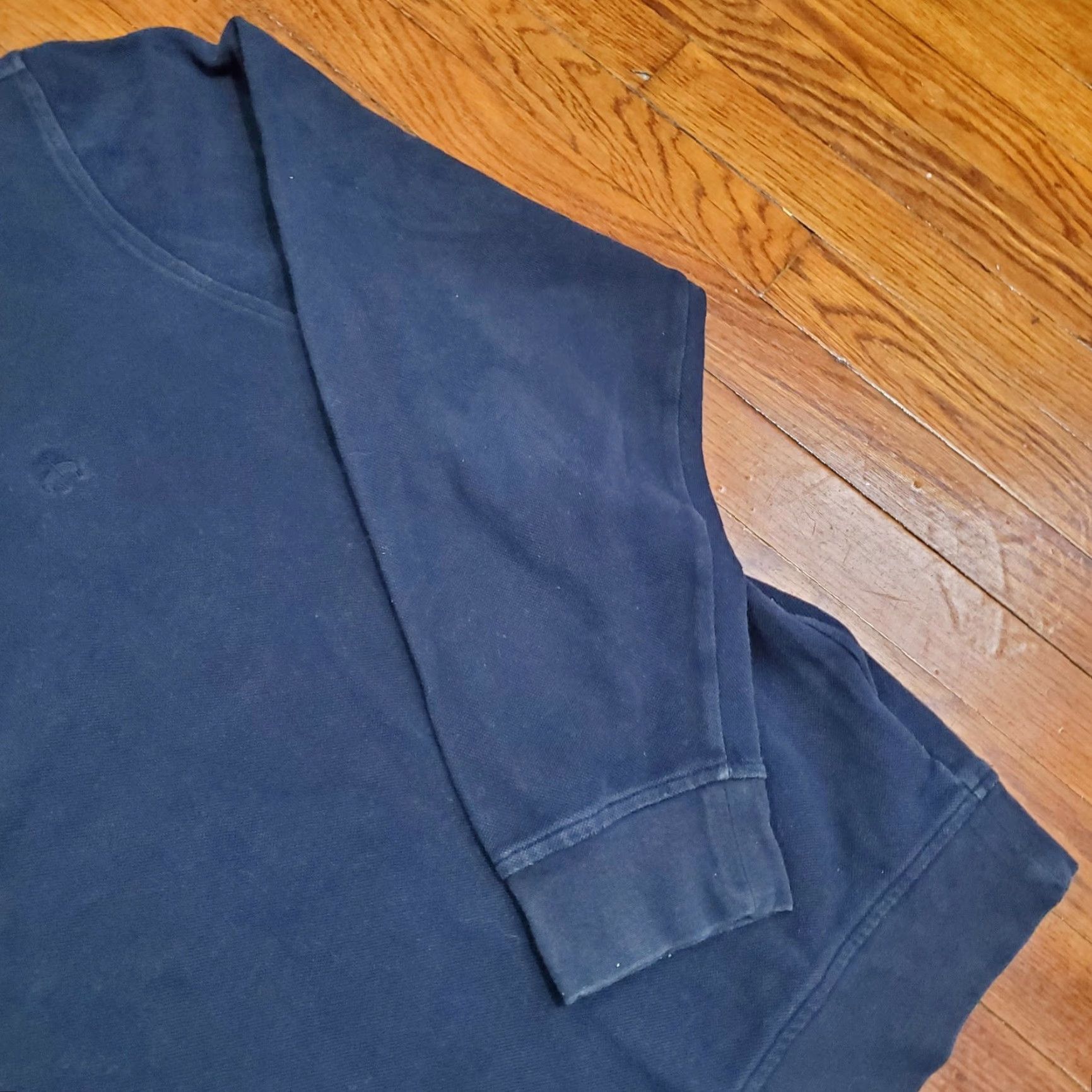 Brooks Brothers Brooks Brothers Sweatshirt Pullover 2XL Navy Blue 1/4 Zip Logo Zipper Cotton Polyester Mens Size US XXL / EU 58 / 5 - 3 Thumbnail