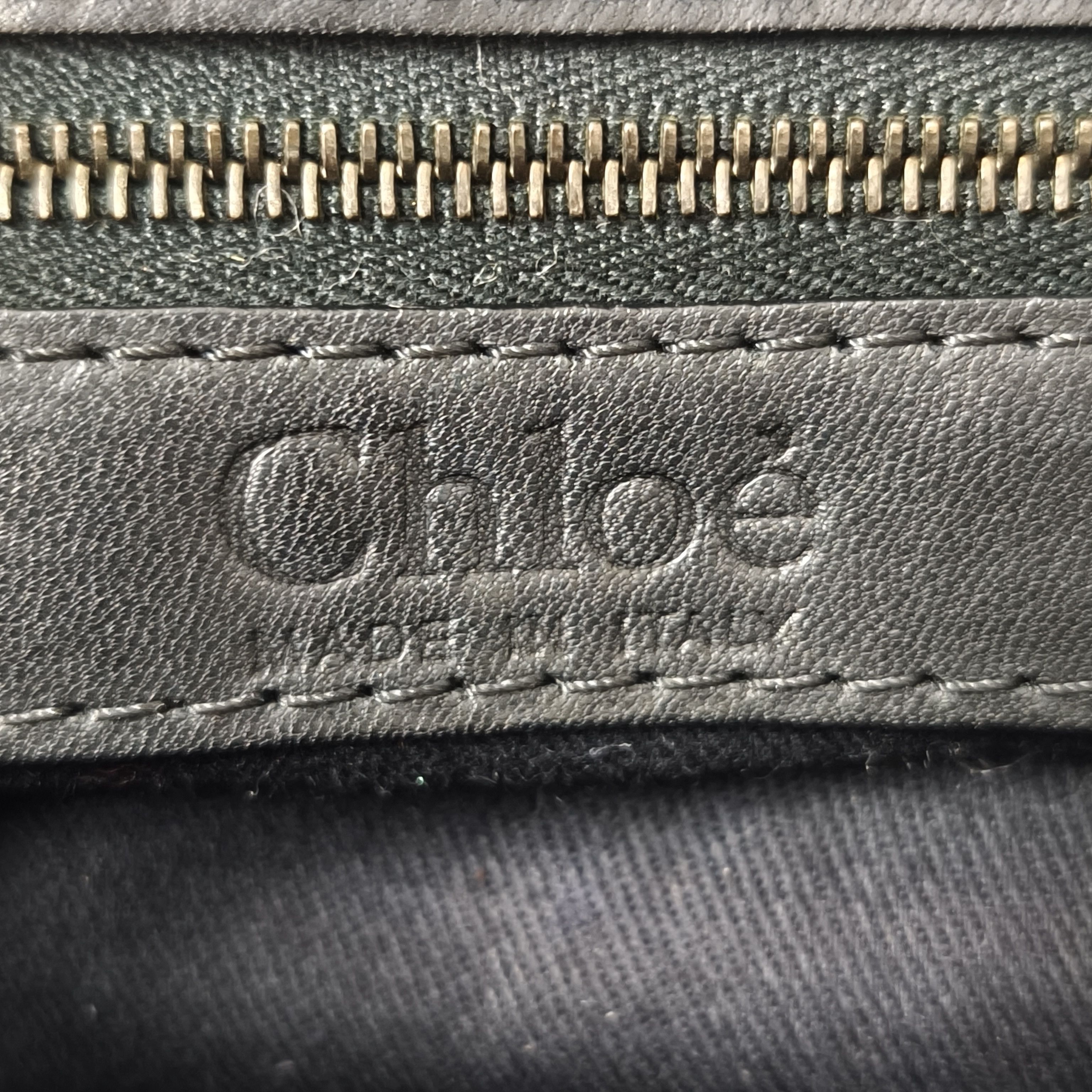 Chloe Chloe - 2000's - Phoebe Philo - Black Leather Silverado Bag Size ONE SIZE - 13 Thumbnail