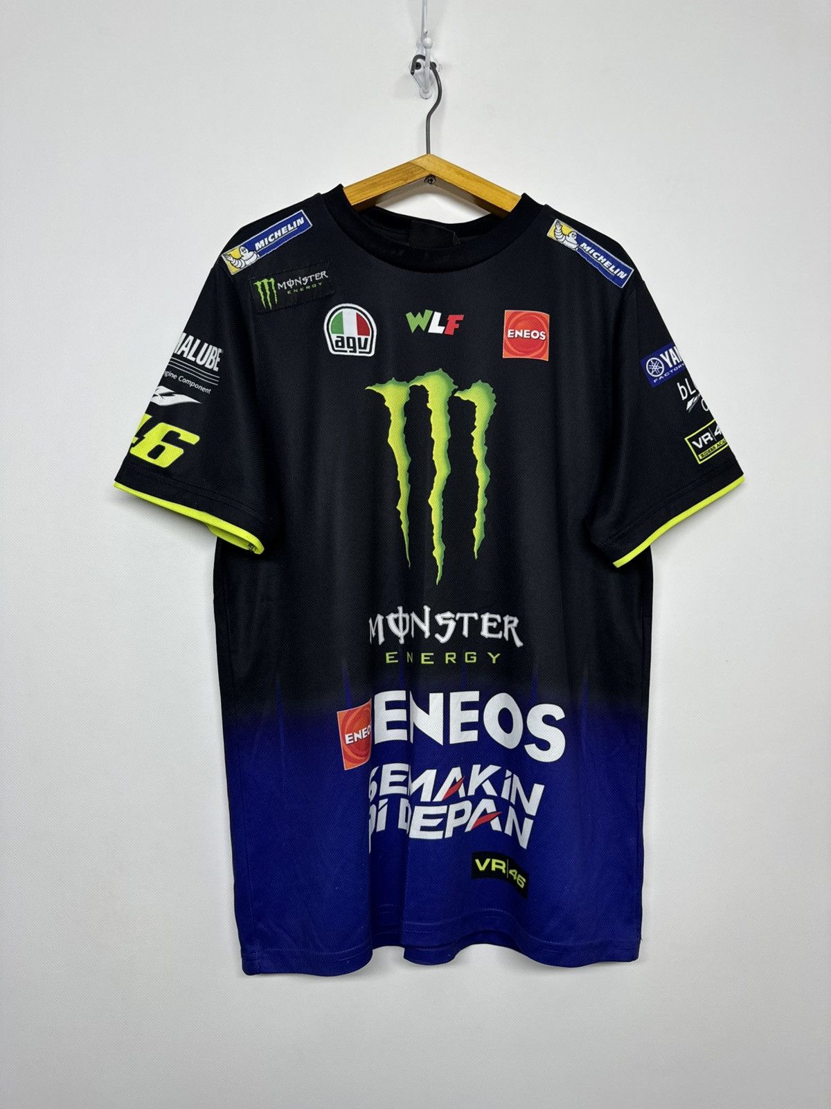 Yamaha Yamaha VR46 Vintage Monster Energy Racing Moto Jersey Size US M / EU 48-50 / 2 - 6 Thumbnail