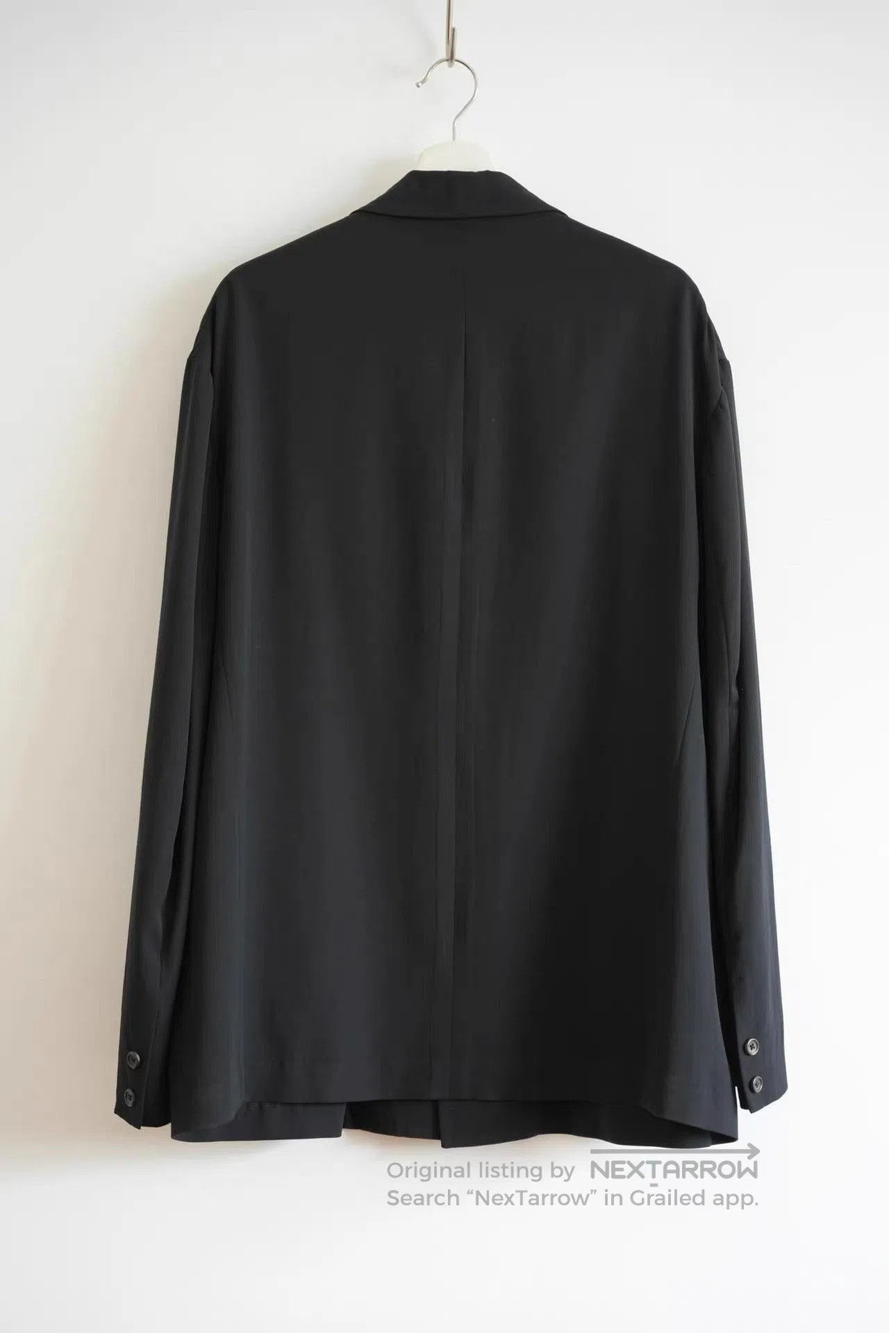 Yohji Yamamoto Black Blazer with Embroidered Cut. Size US M / EU 48-50 / 2 - 2 Thumbnail