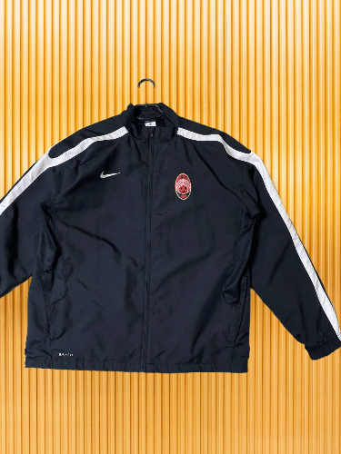Nike Vintage 90s Nike Embroiderd Swoosh Zip Up Windbreaker Jacket Size US XL / EU 56 / 4 - 1 Thumbnail