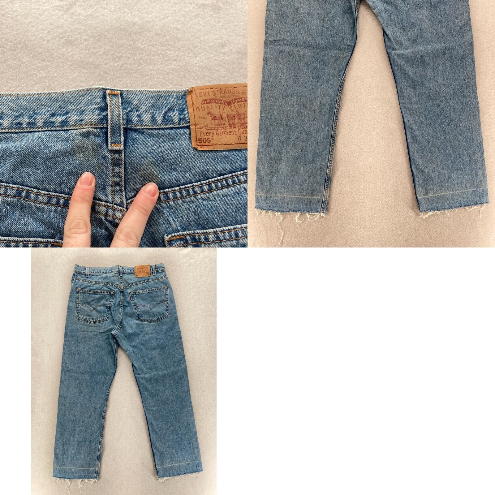 Levi's Vintage Levi's 505 Jeans Mens 38x30 Regular Fit Straight Blue Denim 2000 Y2K Levi's Jeans Mens 38x30 Regular Fit Straight Blue Denim 2000 Y2K Size US 38 / EU 54 - 10 Thumbnail