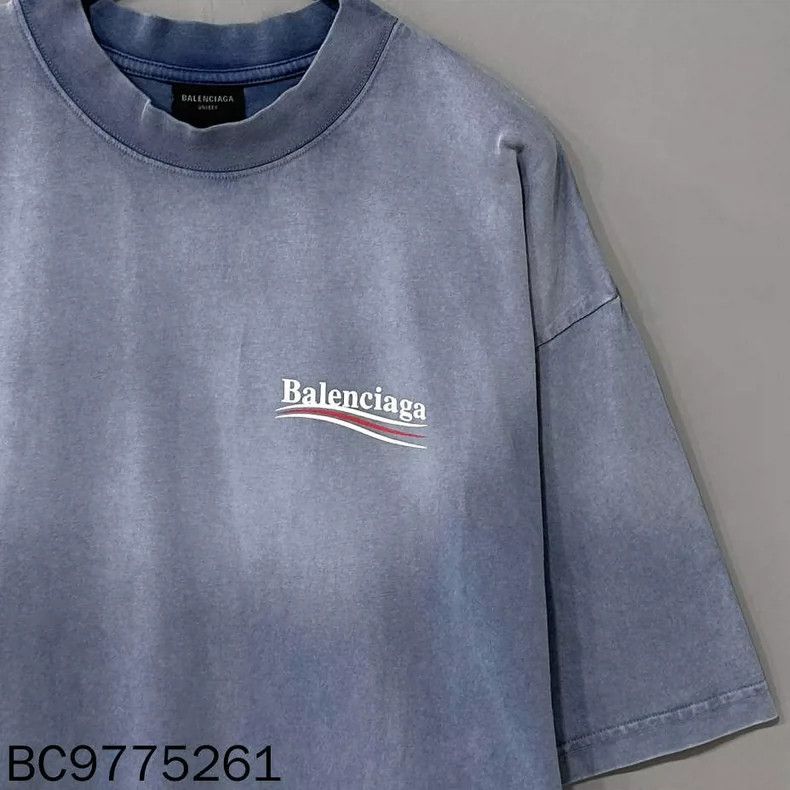 Other Balenciaga Blue Gradient Coke Short Sleeve Size US XXL / EU 58 / 5 - 7 Thumbnail