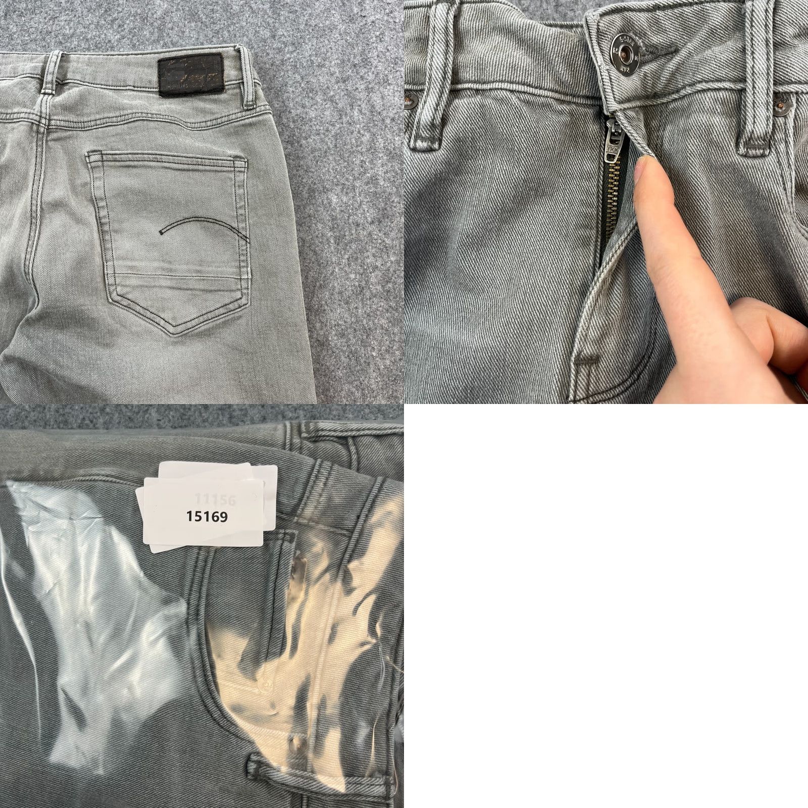 G-Star G-Star Womens Jeans Boyfriend Skinny 27 32 UK 8 Medium Wash Grey Stretch Jeans Women 8 Slim Denim 5-Pocket Classic Vintage: No Gy? Size 30" / US 8 / IT 44 - 9 Thumbnail
