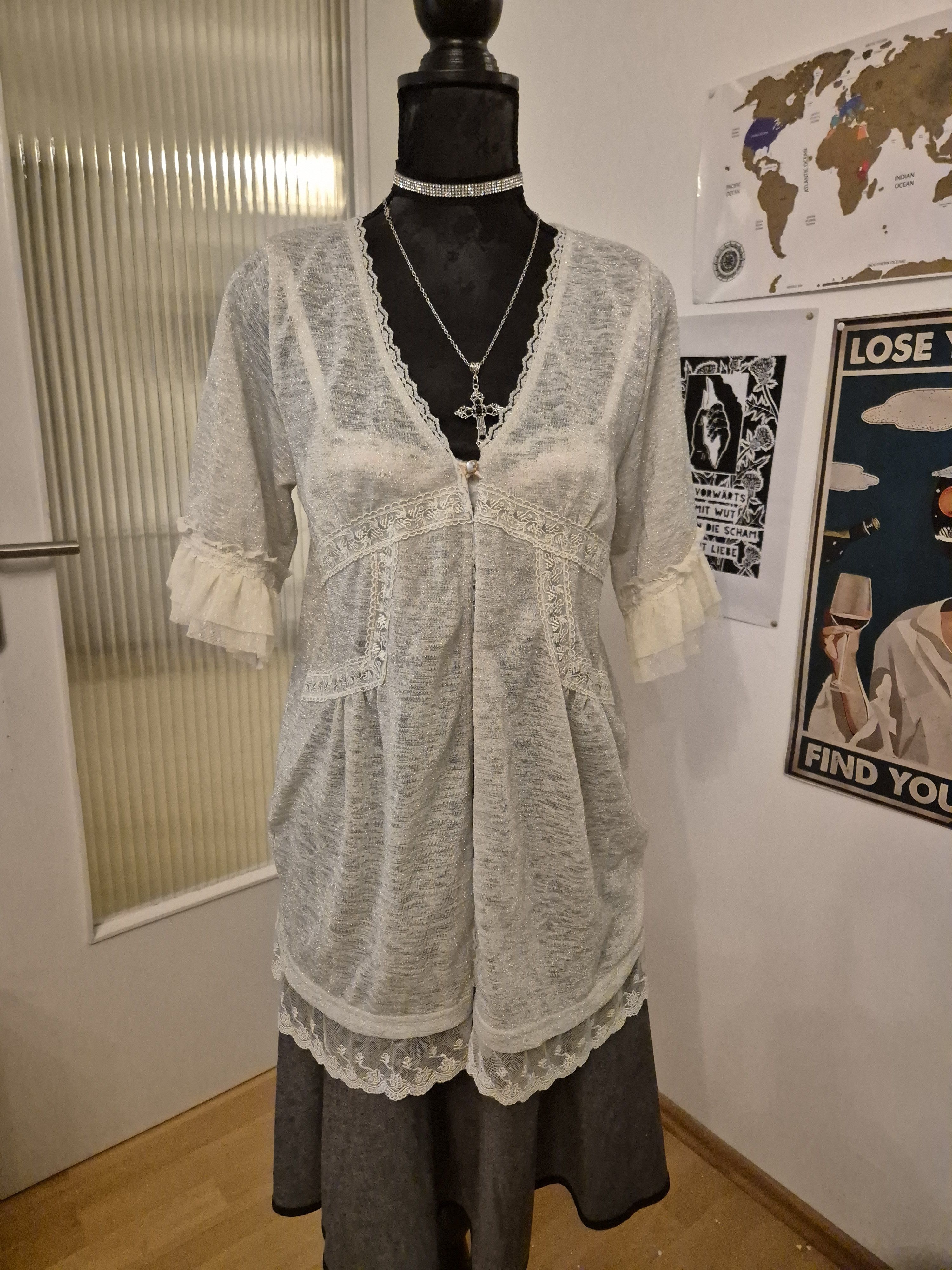 Other RARE vintage piece!! unique axes femme cardigan lolita gairy Size M / US 6-8 / IT 42-44 - 13 Thumbnail