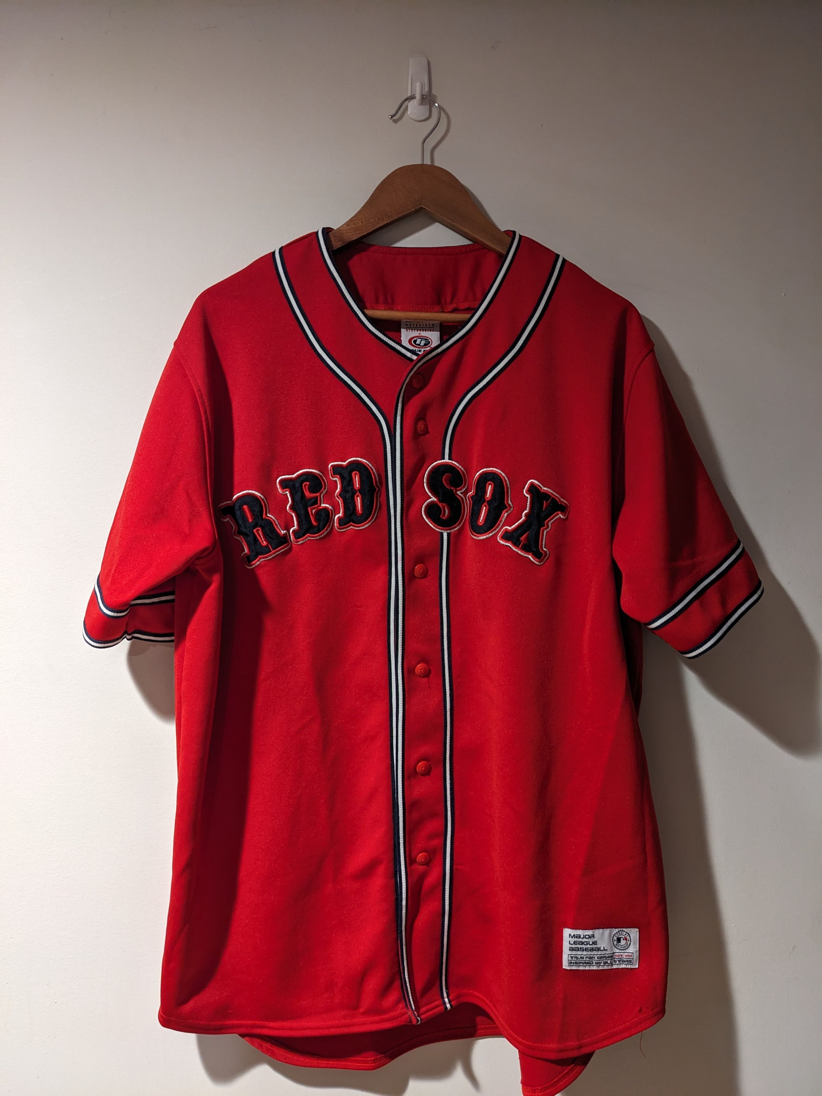 MLB × Vintage Vintage Boston Red Sox Tru Fan Red Large Jersey Size US L / EU 52-54 / 3 - 1 Thumbnail