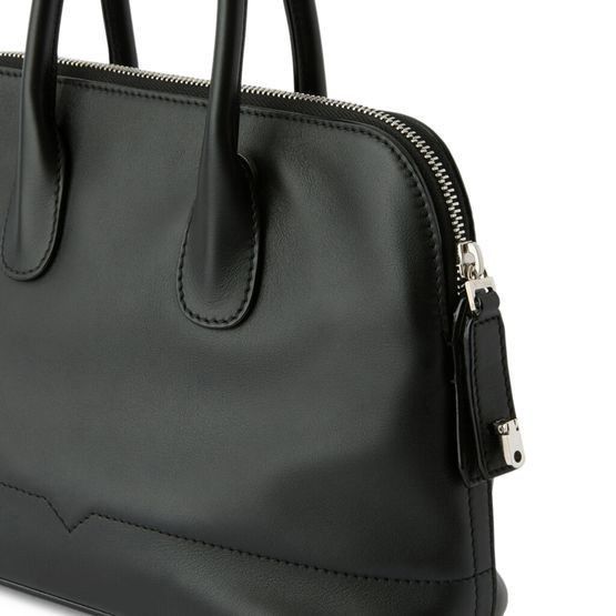 Valextra VALEXTRA Mini Sublime Black Leather Handbag New & Authentic Size ONE SIZE - 4 Thumbnail