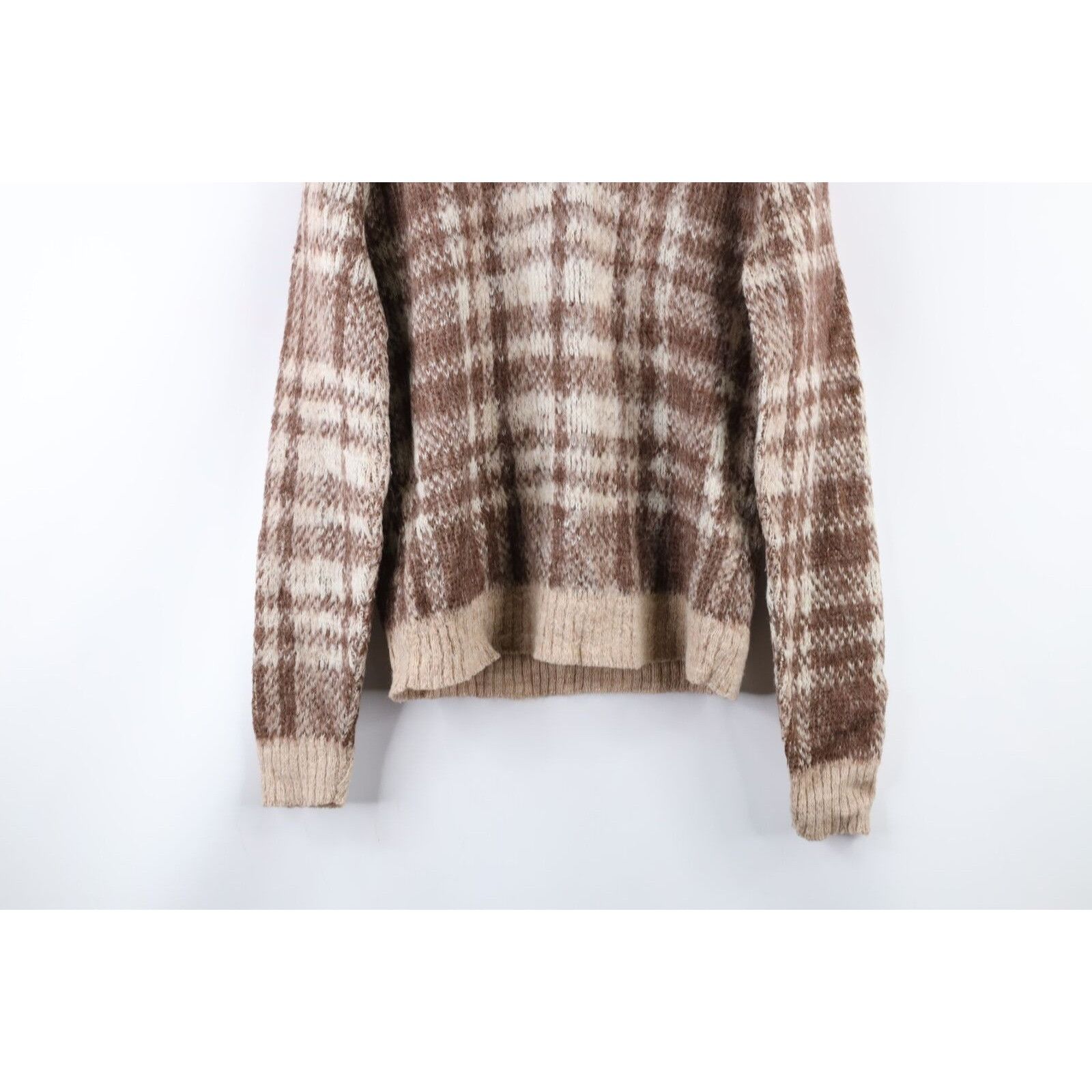 Vintage Vintage 60s Streetwear Mohair Wool Blend Knit Shag Sweater Size US M / EU 48-50 / 2 - 3 Thumbnail