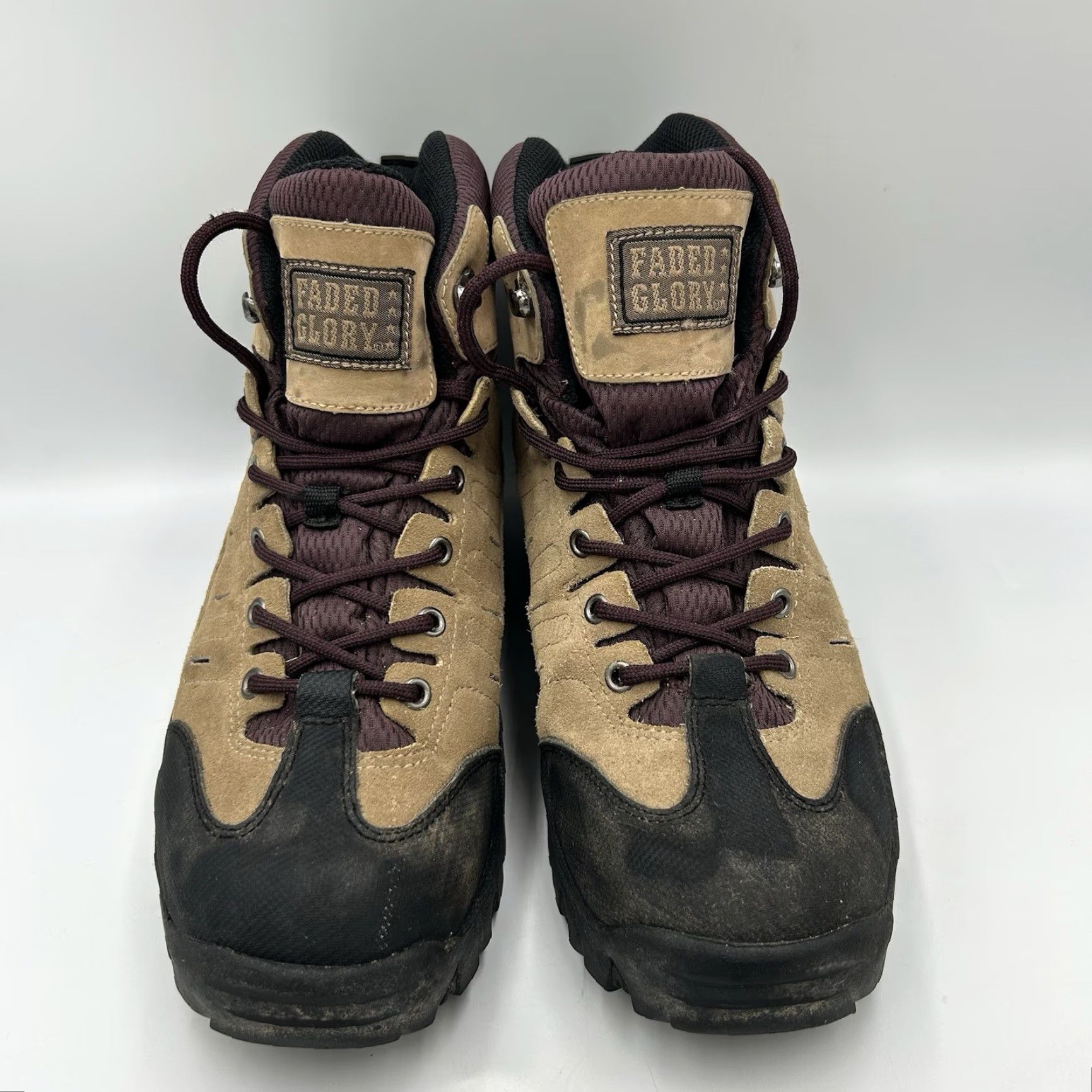 Faded Glory Faded Glory Montrose Waterproof Boots Desert Leather Brown Women's 11 Mens 9 Shoes Outdoor Size US 11 / IT 41 - 3 Thumbnail