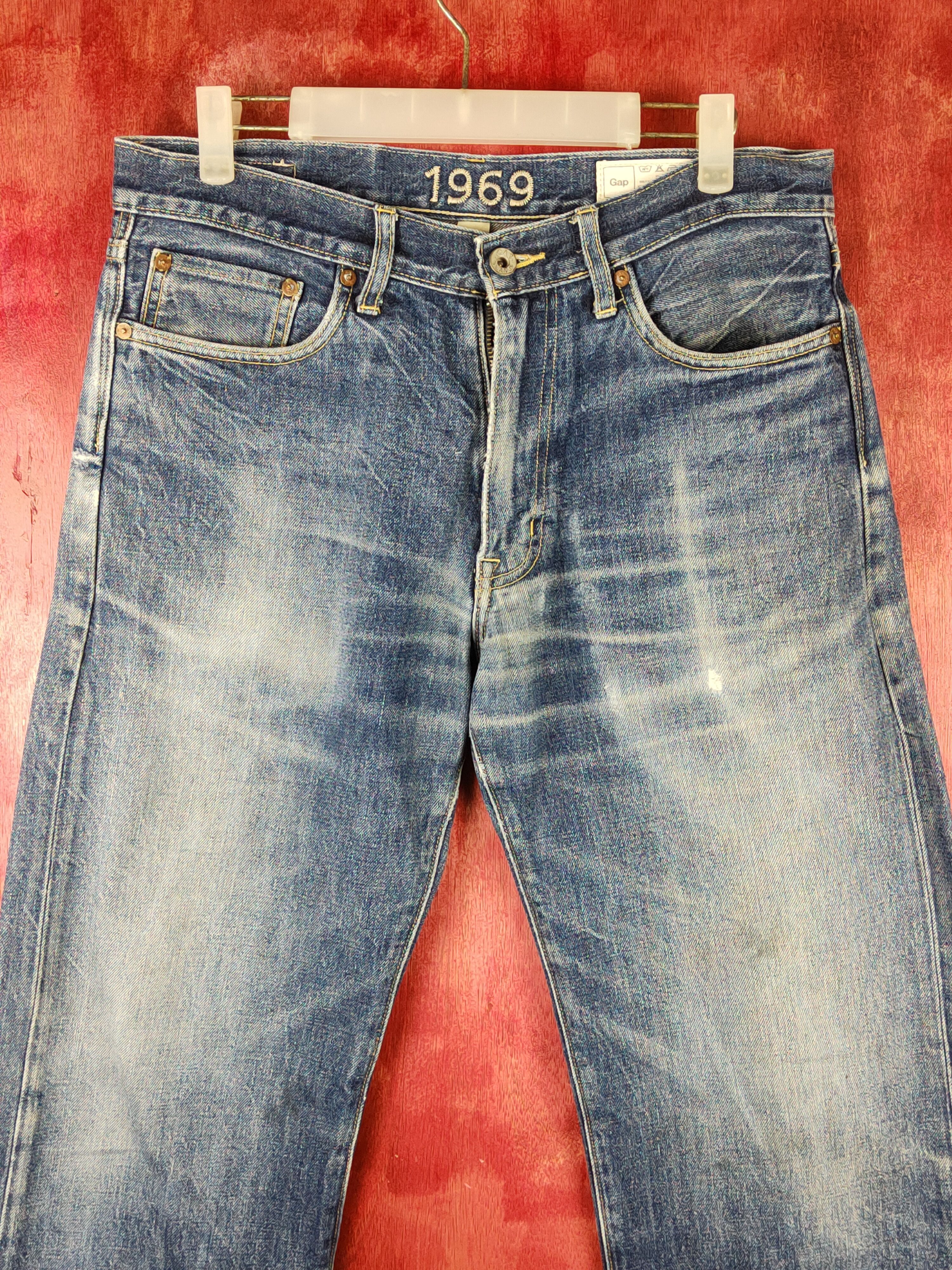 Gap Gap Dark Blue 1969 vintage jeans Denim pants #S1514 Size US 32 / EU 48 - 2 Thumbnail