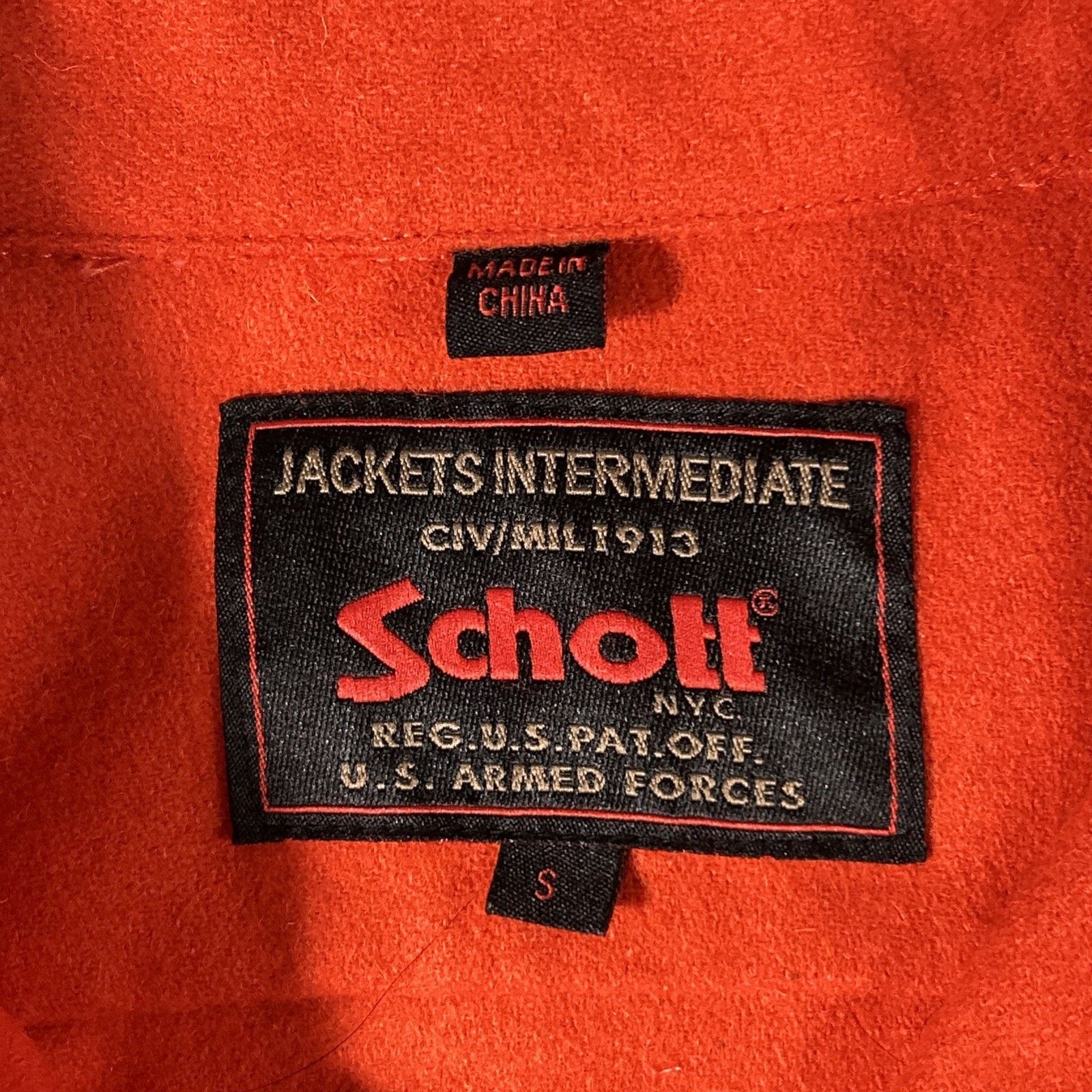 Schott Schott US Armed Forces Wool Flannel Jacket Small Outdoors Size US S / EU 44-46 / 1 - 4 Thumbnail
