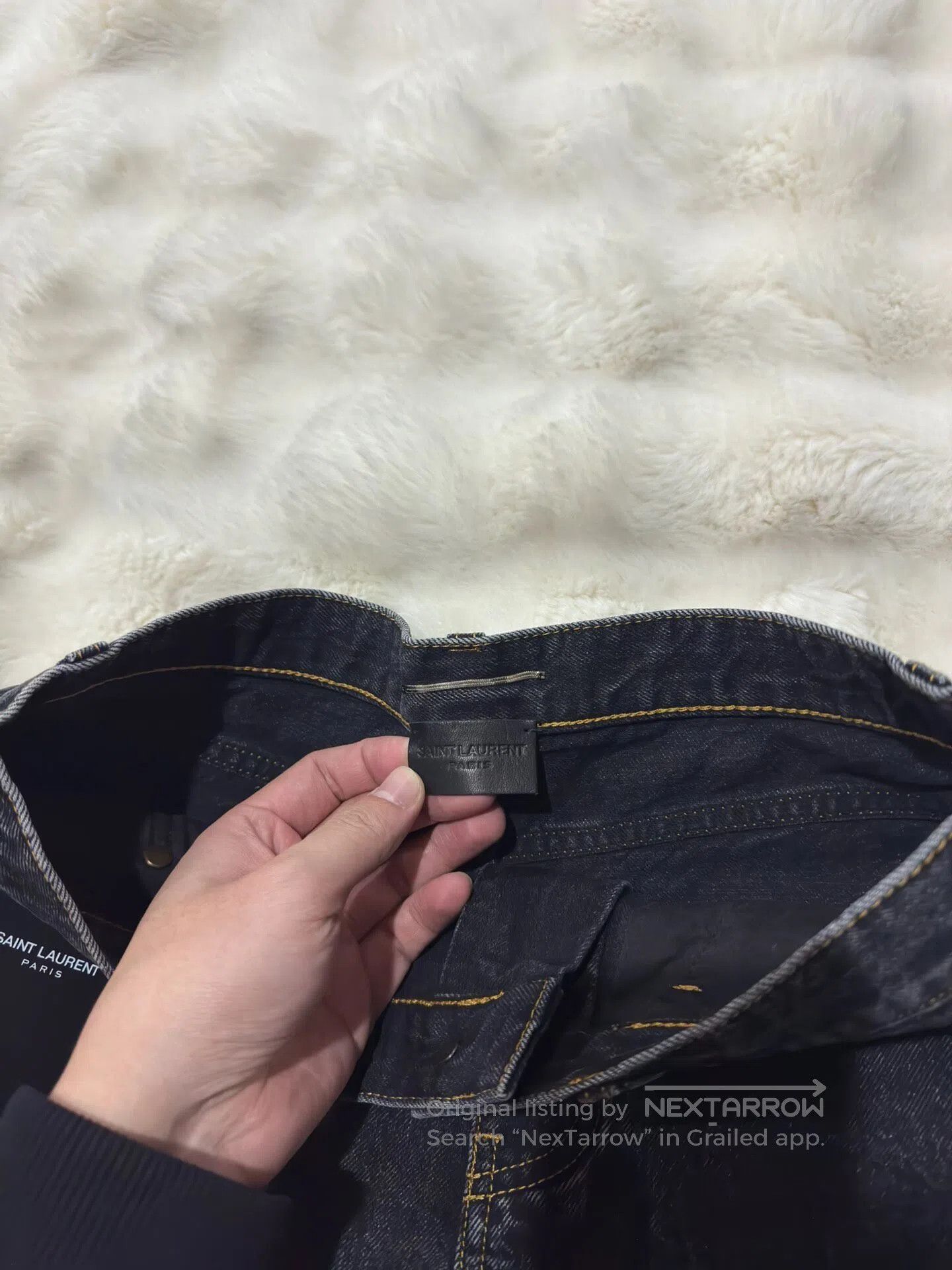 Saint Laurent Paris Saint Laurent Paris Distressed Denim Shorts| Size US 30 / EU 46 - 8 Thumbnail