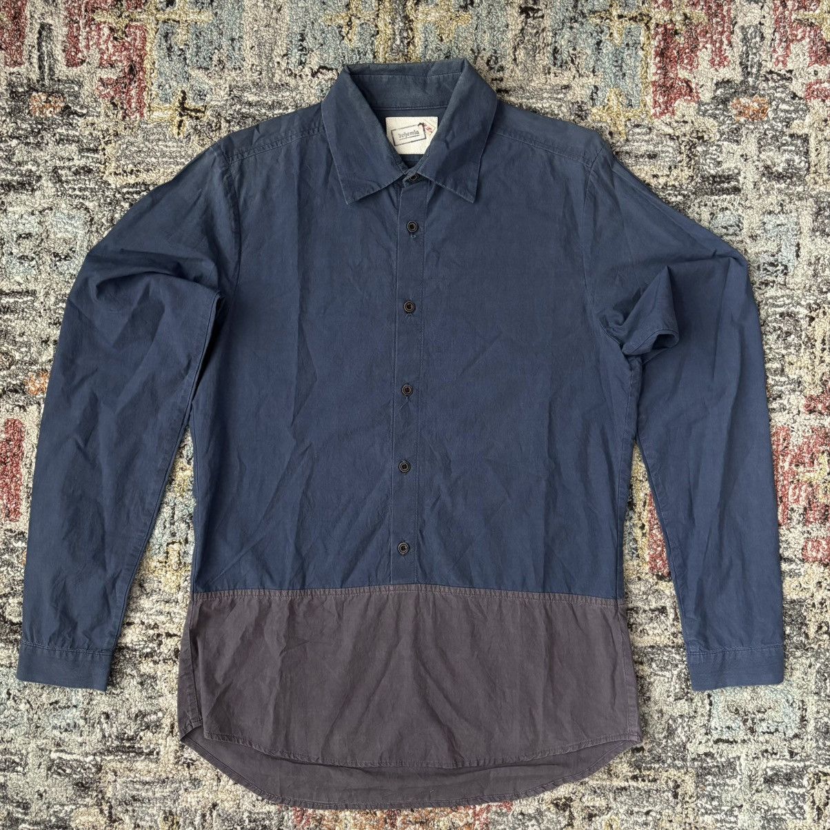 Ziggy Chen Frank Leder Bohemia Two Tone Popover Shirt cotton vintage Size US S / EU 44-46 / 1 - 1 Thumbnail