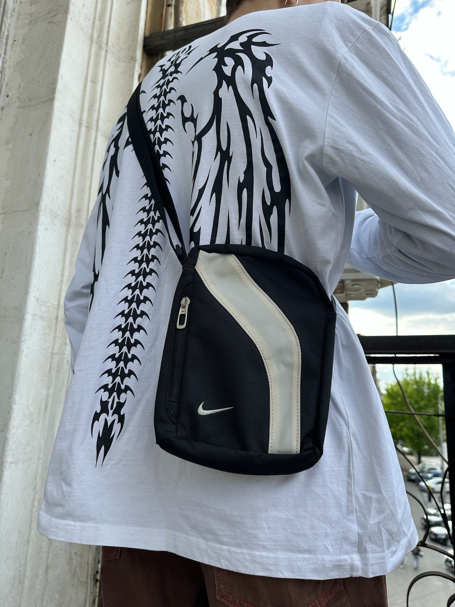 Nike Vintage Nike Crossbody Messenger Bag Size ONE SIZE - 6 Thumbnail