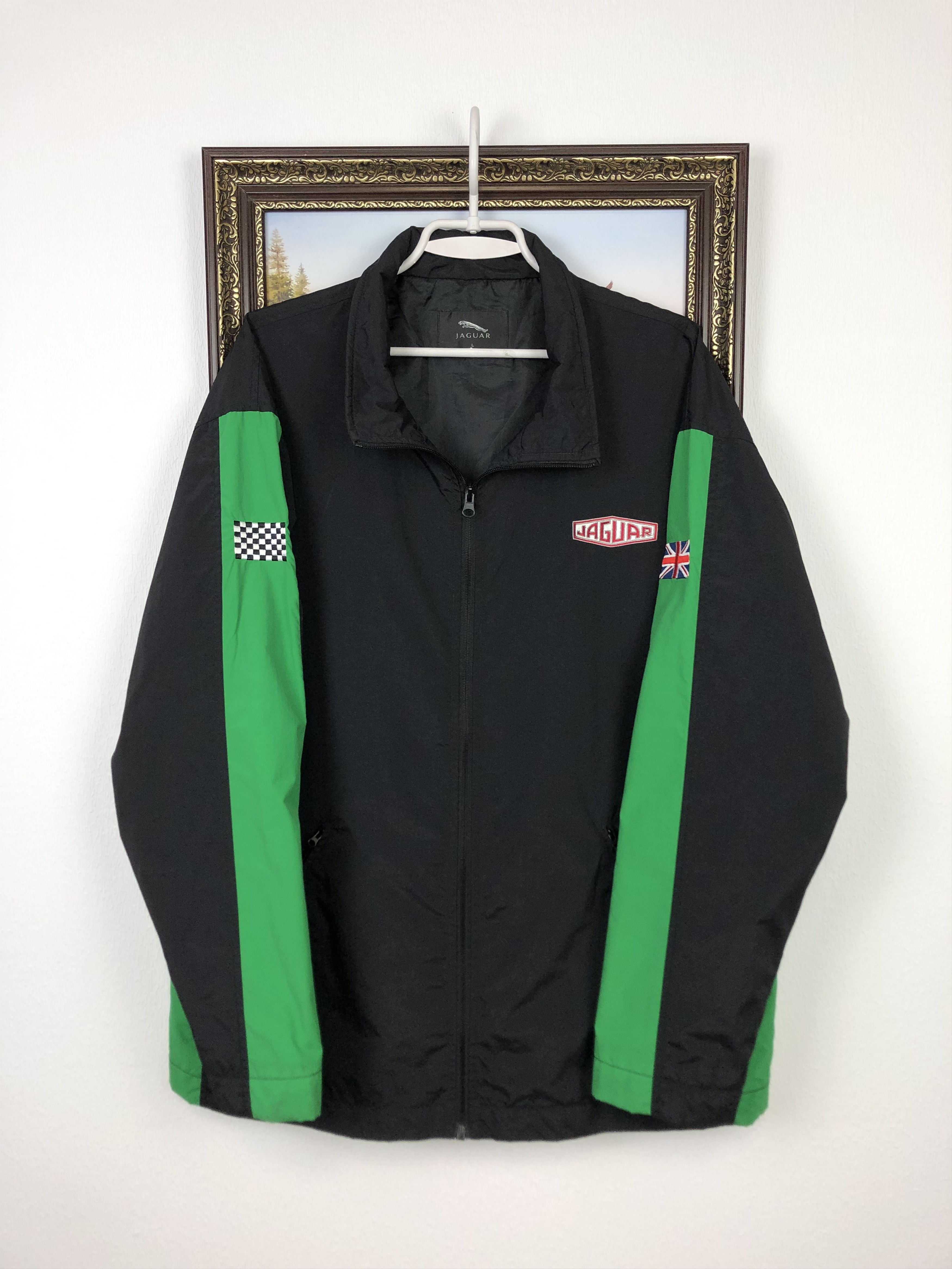 Vintage Jaguar Formula One Racing NASCAR Light Jacket